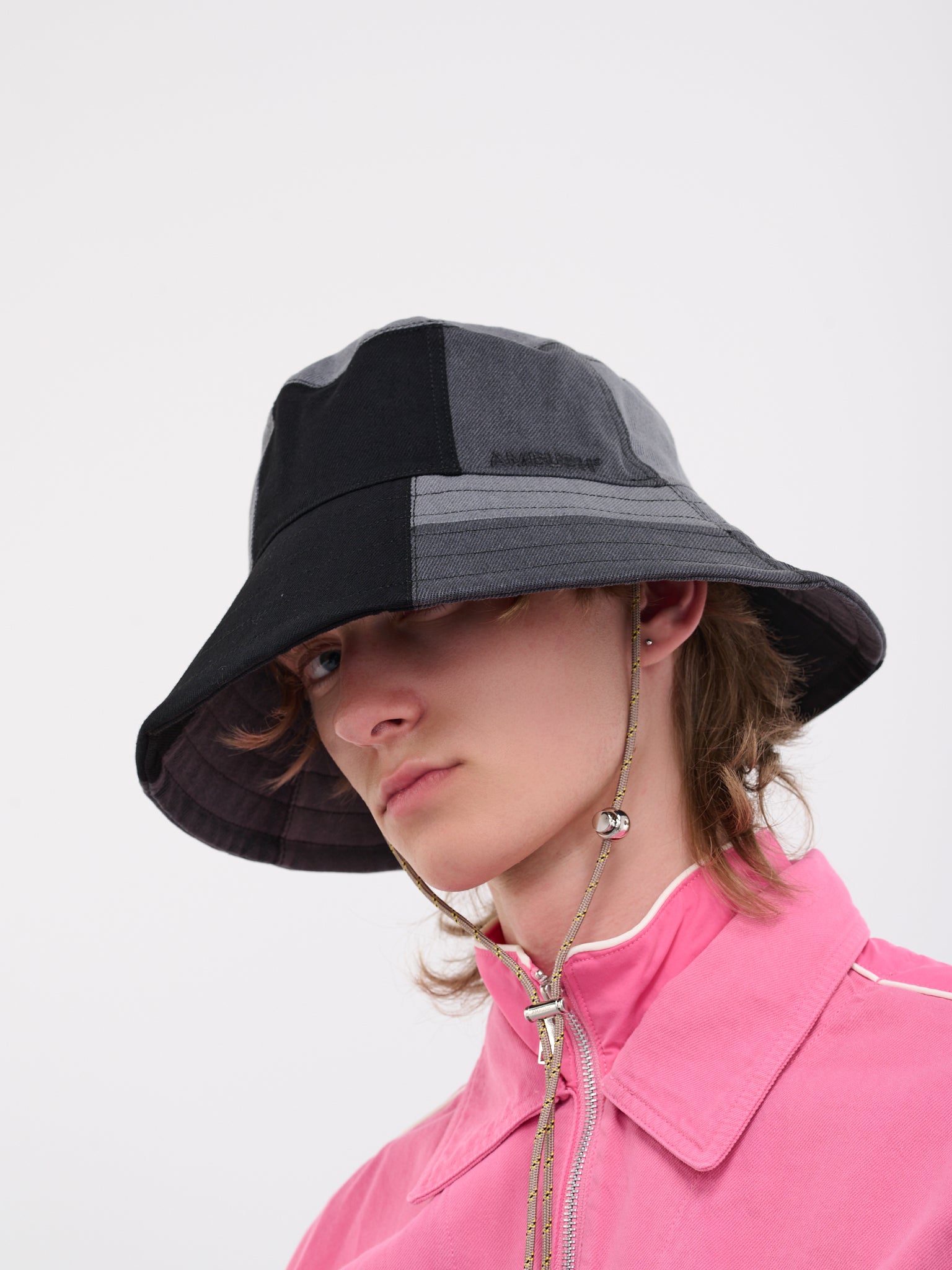 Patchwork Sun Hat (BMLA007-DEN001-1200-BLACK-NO-C)