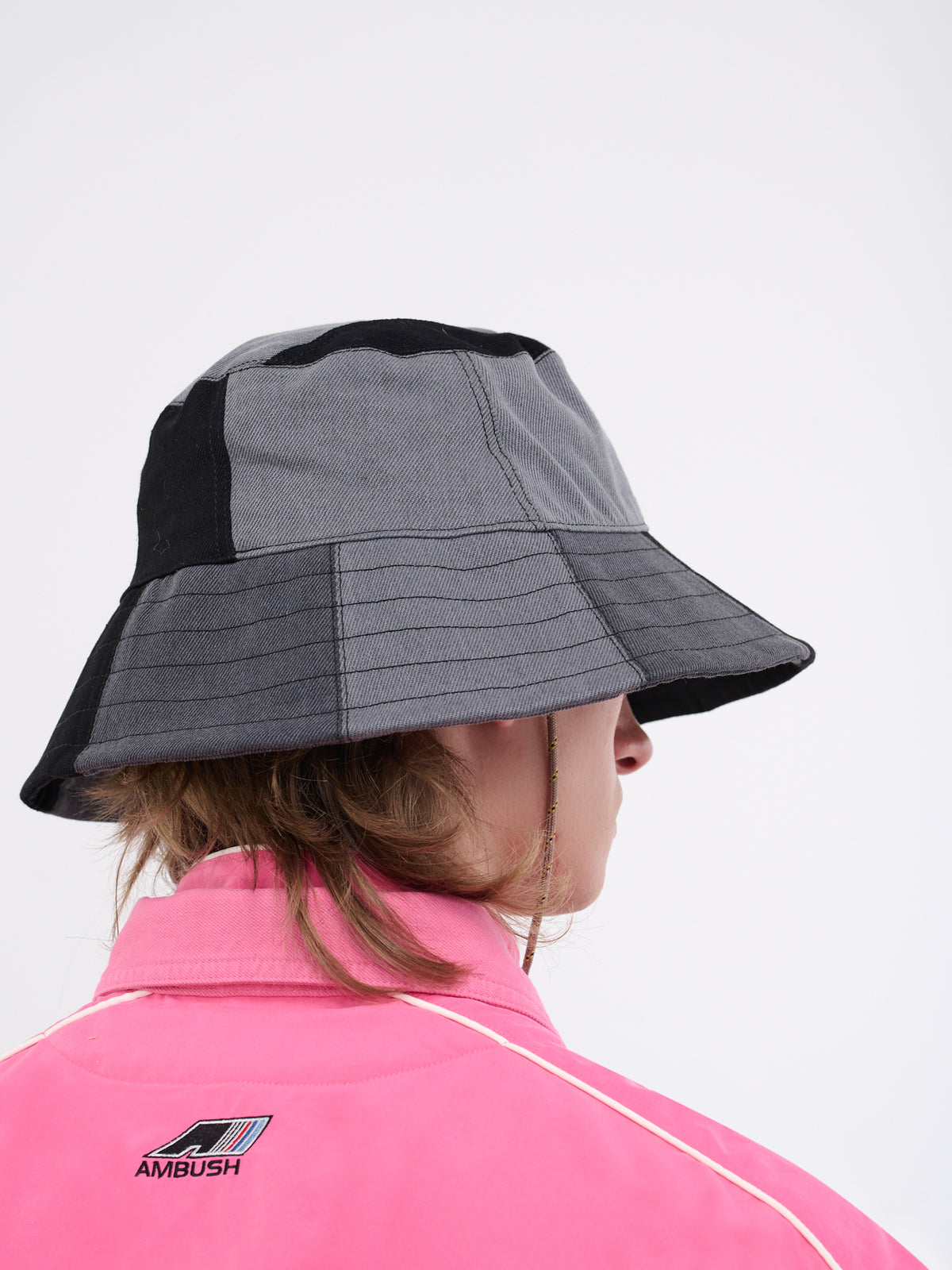 Patchwork Sun Hat (BMLA007-DEN001-1200-BLACK-NO-C)
