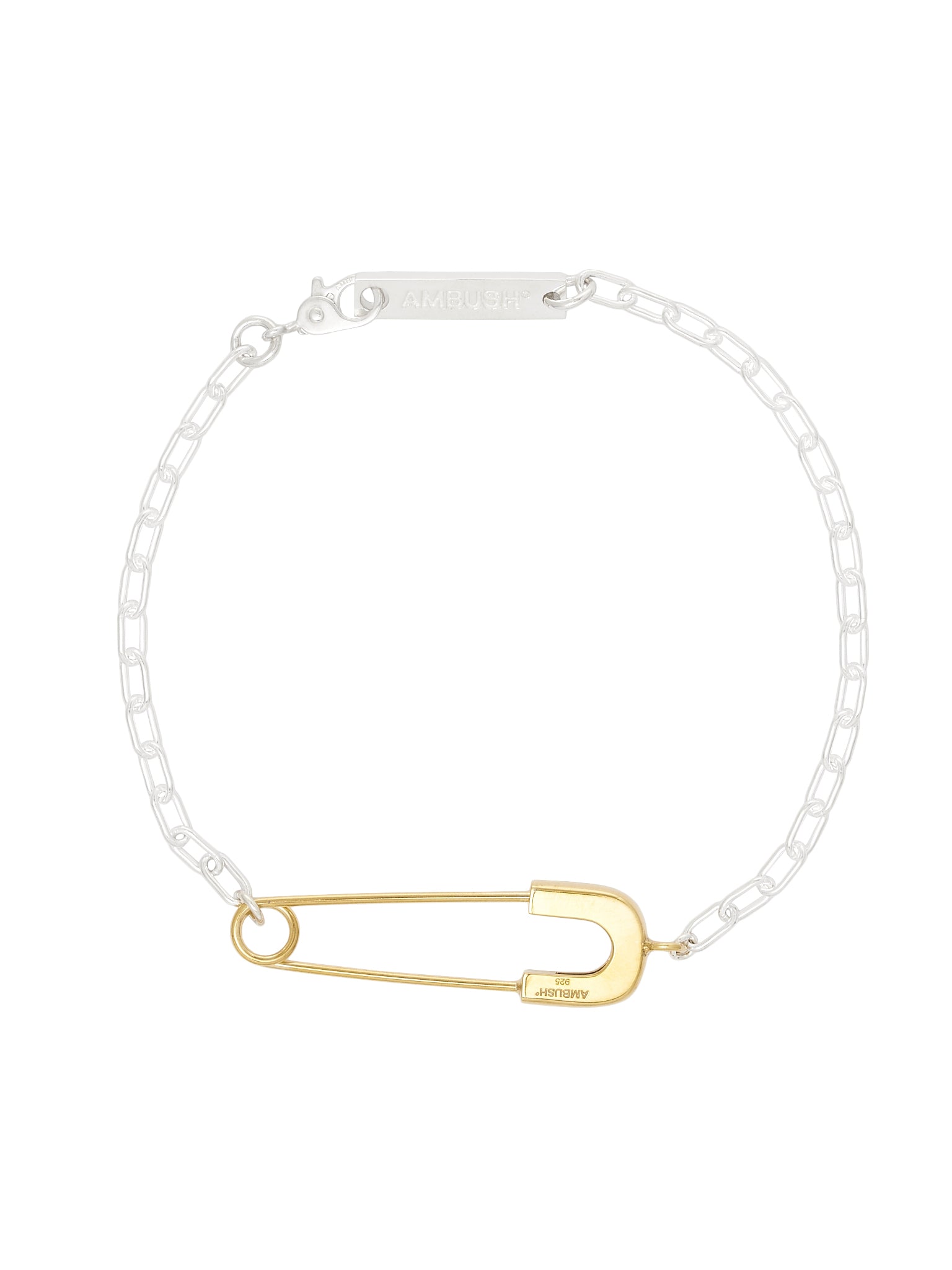Silver Safety Pin Bracelet – SHANTAL JEWELRY