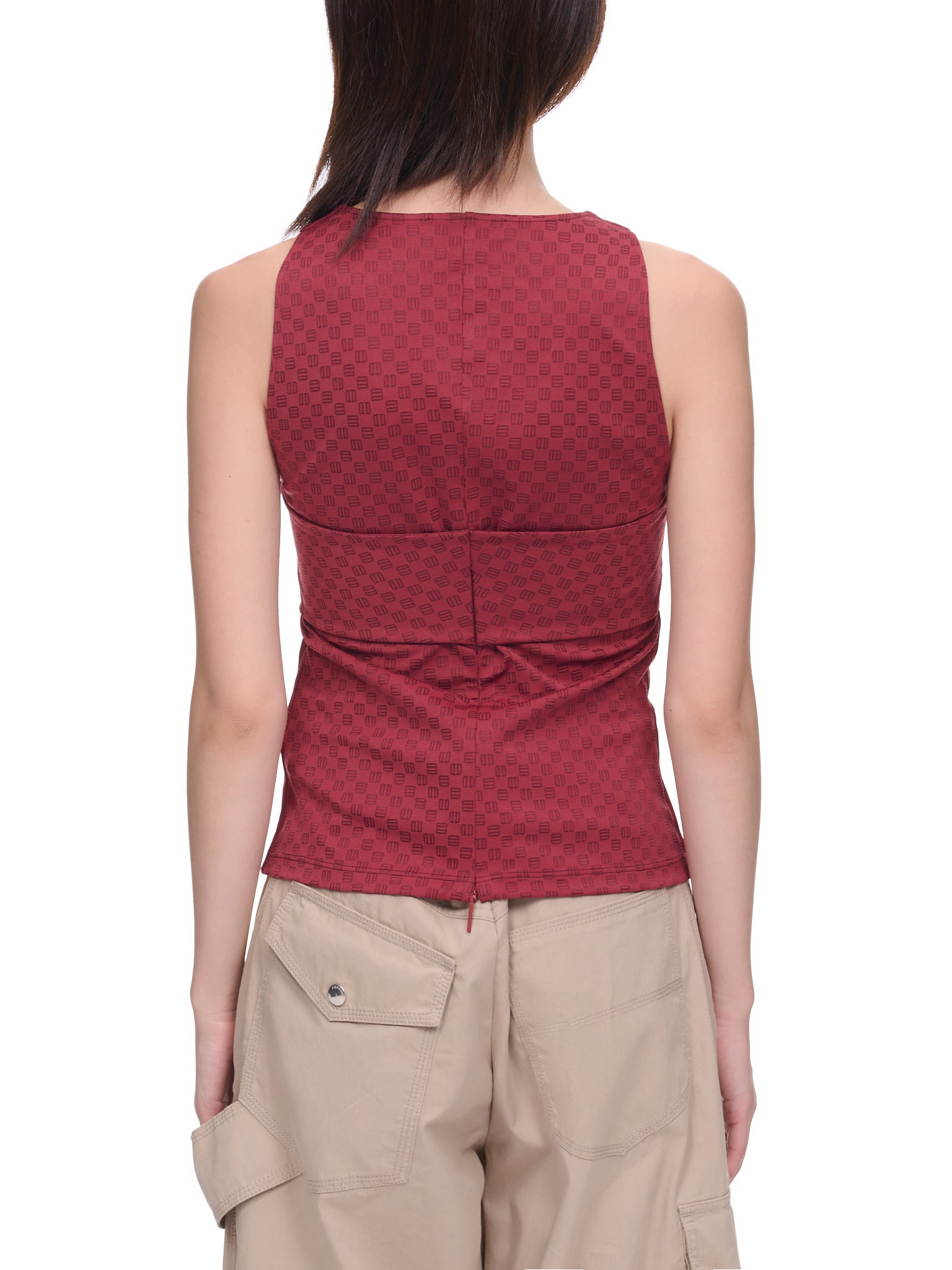 Mini Monogram Top (BWDA042-JER001-RUSSET-BROWN)