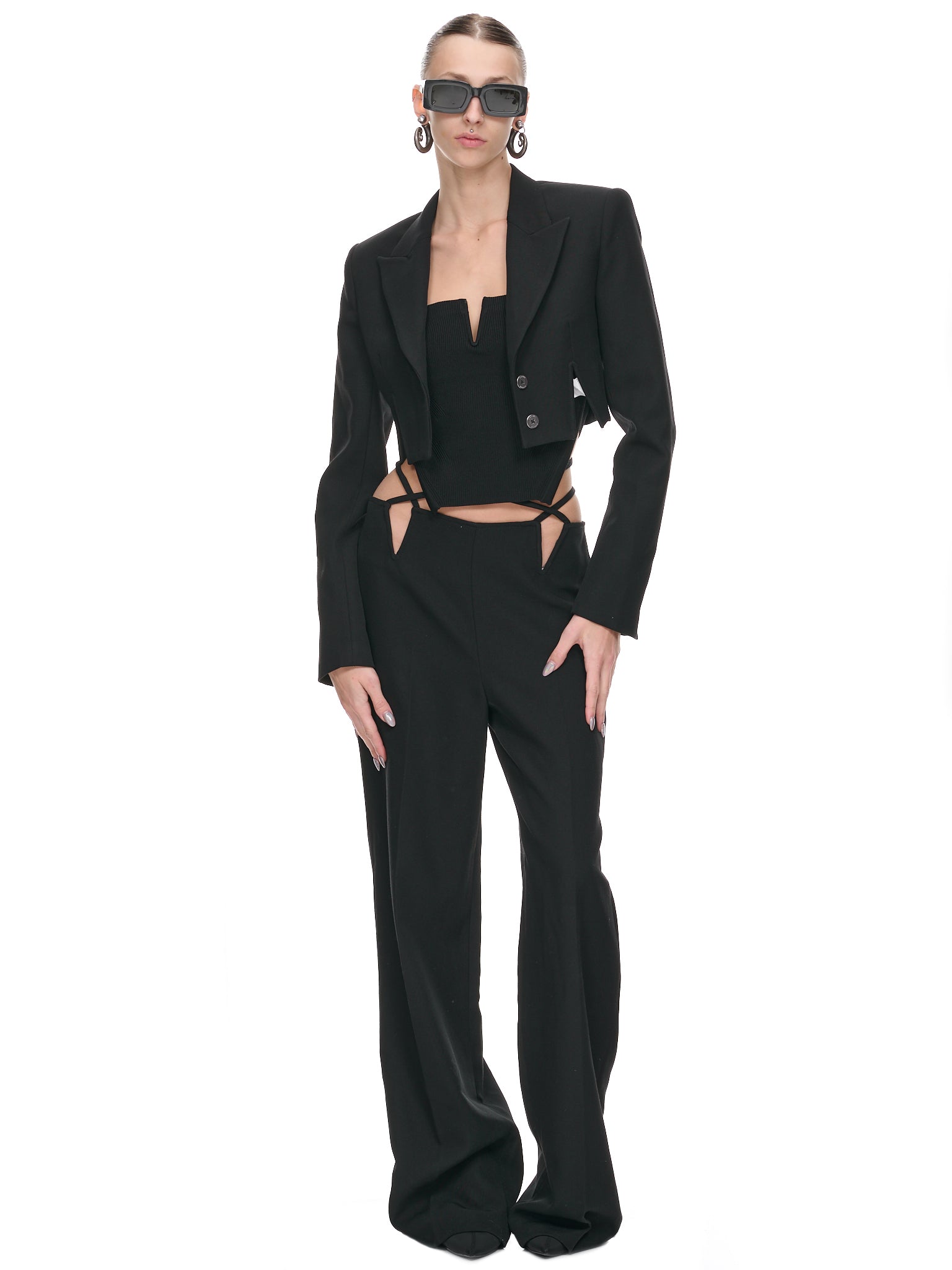 V-Wire Trousers (C2104R23-BLACK)