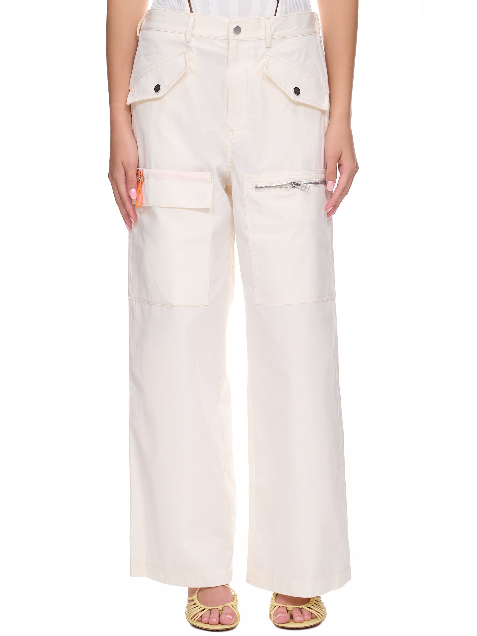 Slouchy Pocket Pants (C2113R23-2002-IVORY)