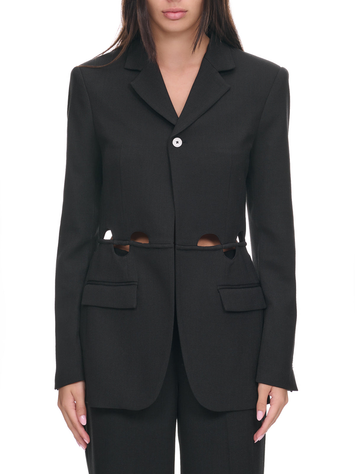 Huge Seam Blazer (C4036R23-BLACK)