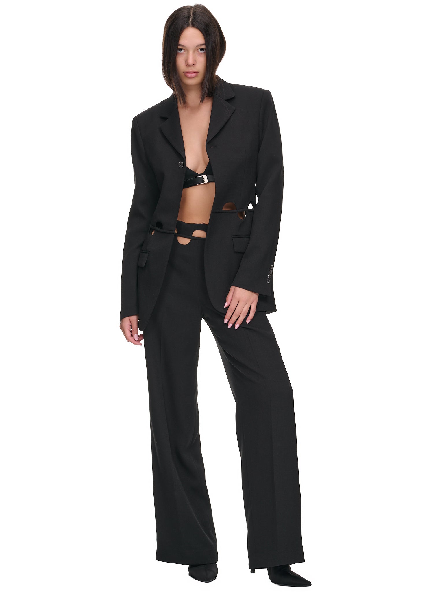 Hinge Seam Trousers (C2112R23-BLACK)