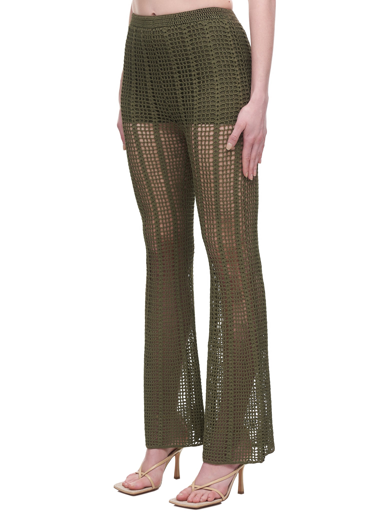Dion Lee Open Crochet Trousers | H. Lorenzo - side 