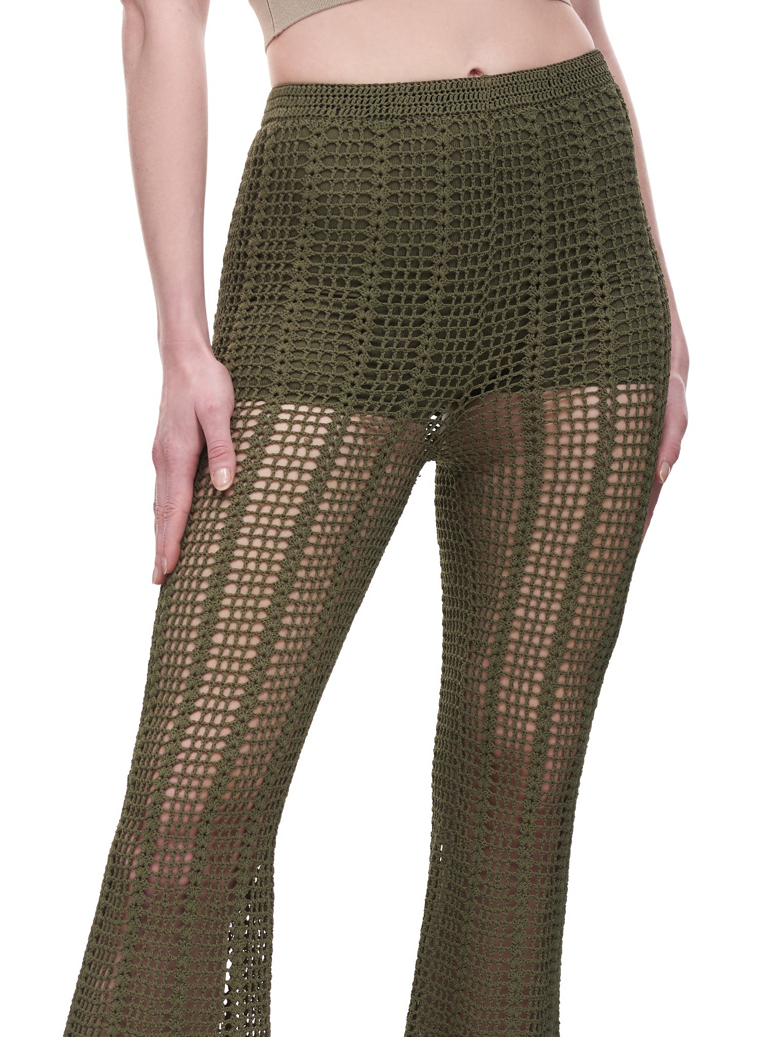 Dion Lee Open Crochet Trousers | H. Lorenzo - detail 