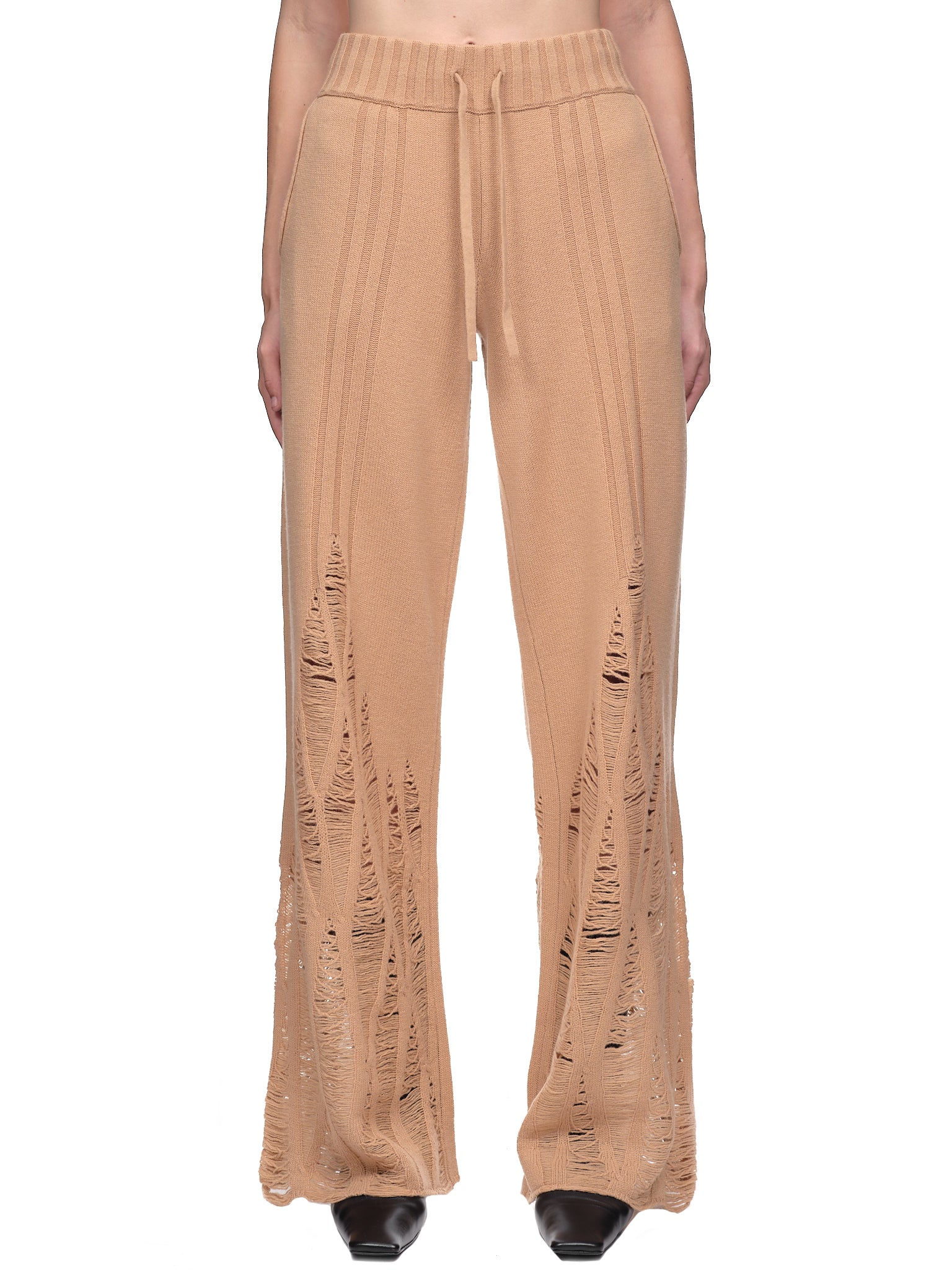 Dion Lee Distressed Cashmere Pants | H.Lorenzo - front