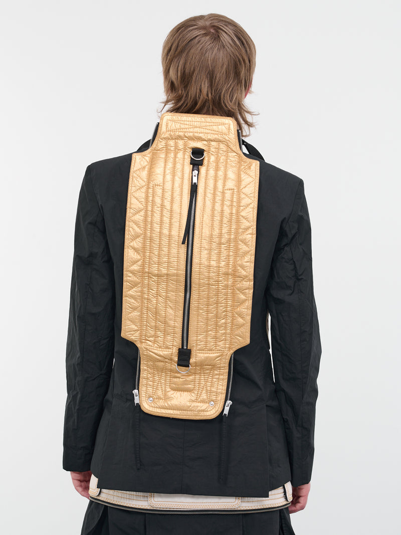 Black Packable Quilted Jacket (CG-CWOJKT47-BLACK)