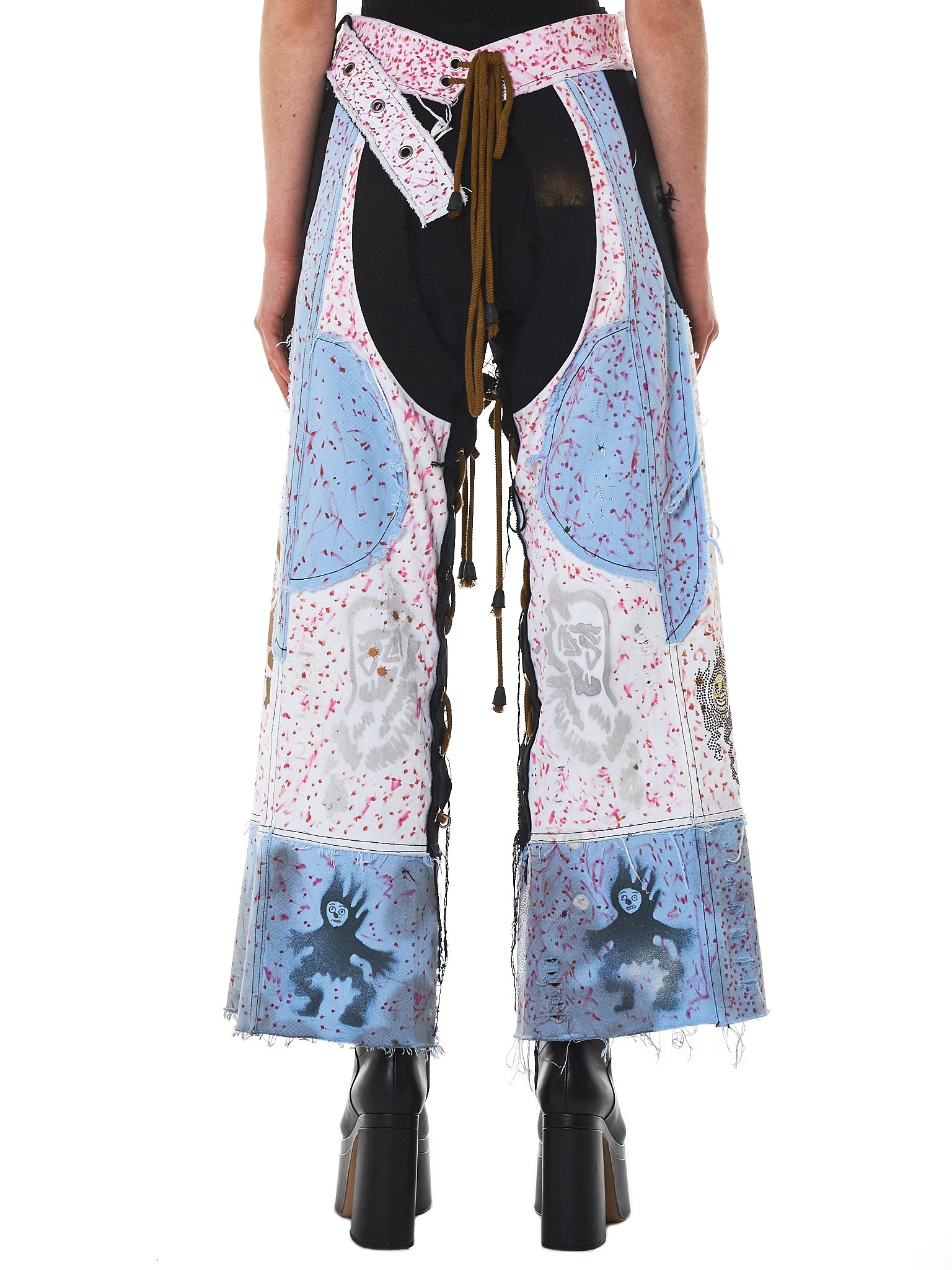 Claire Barrow Hand-Painted Denim - Hlorenzo Back