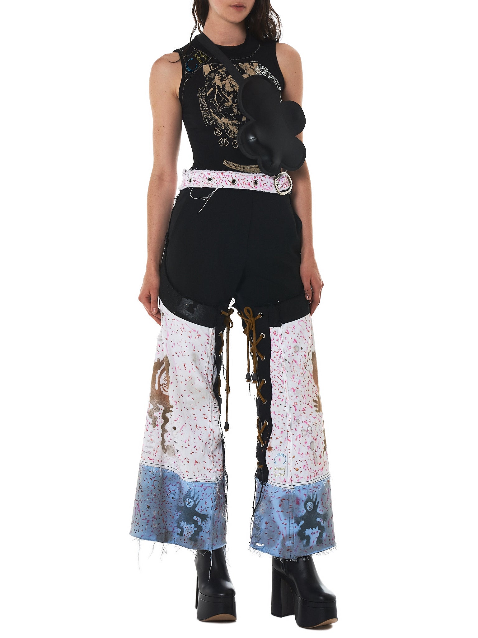 Claire Barrow Hand-Painted Denim - Hlorenzo Style