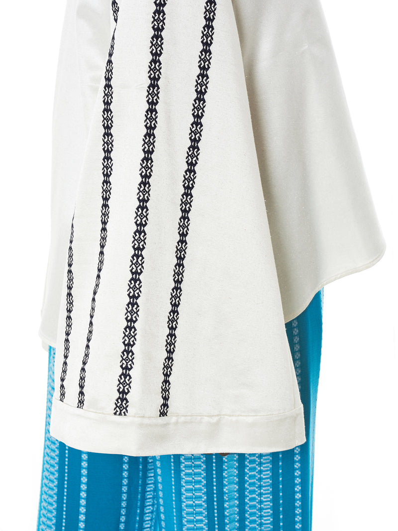 Zeus + Dione Silk Blouse - Hlorenzo Detail 1