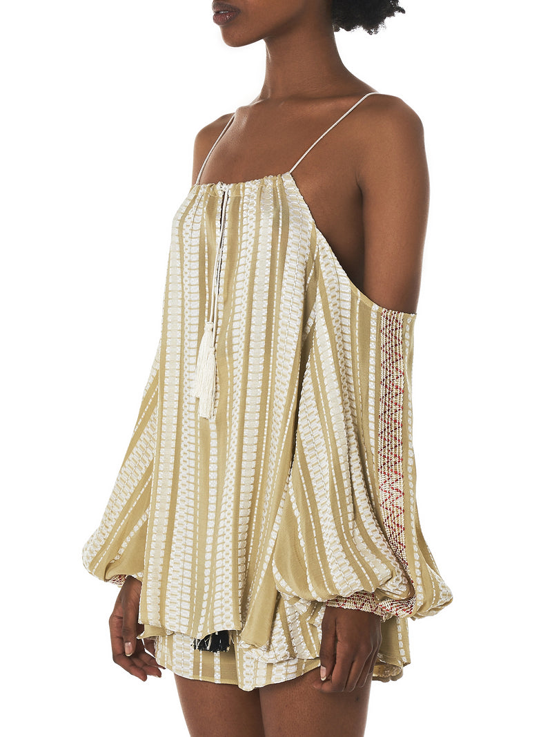 Zeus + Dione Cutaway Blouse - Hlorenzo Side