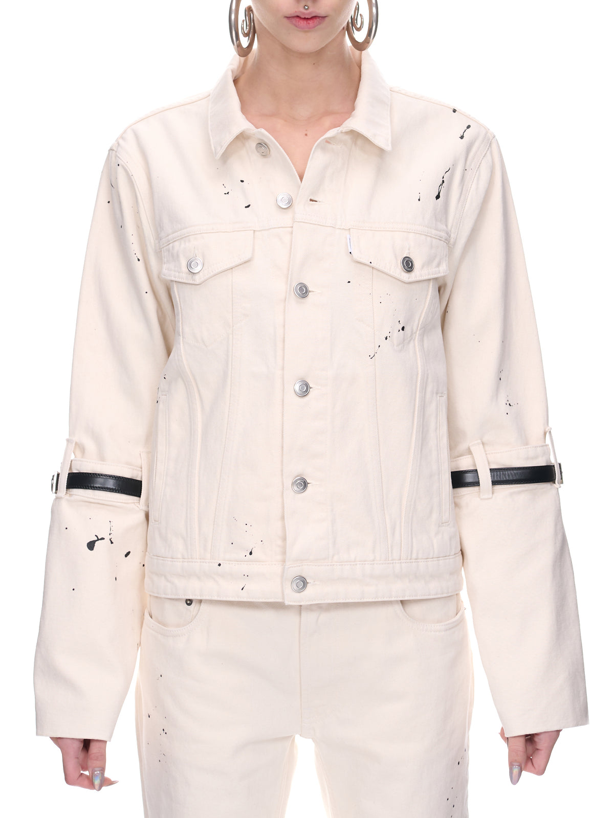 Hybrid Denim Jacket (COPBL10246-WHITE)