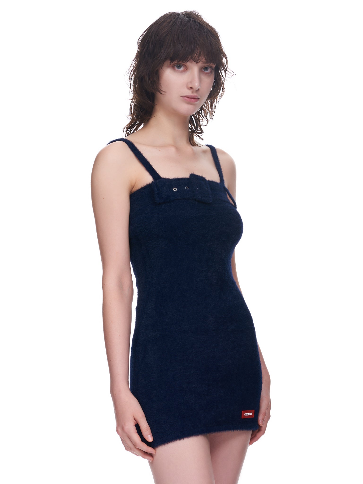 Knit Mini Dress (COPML43637-NAVY)