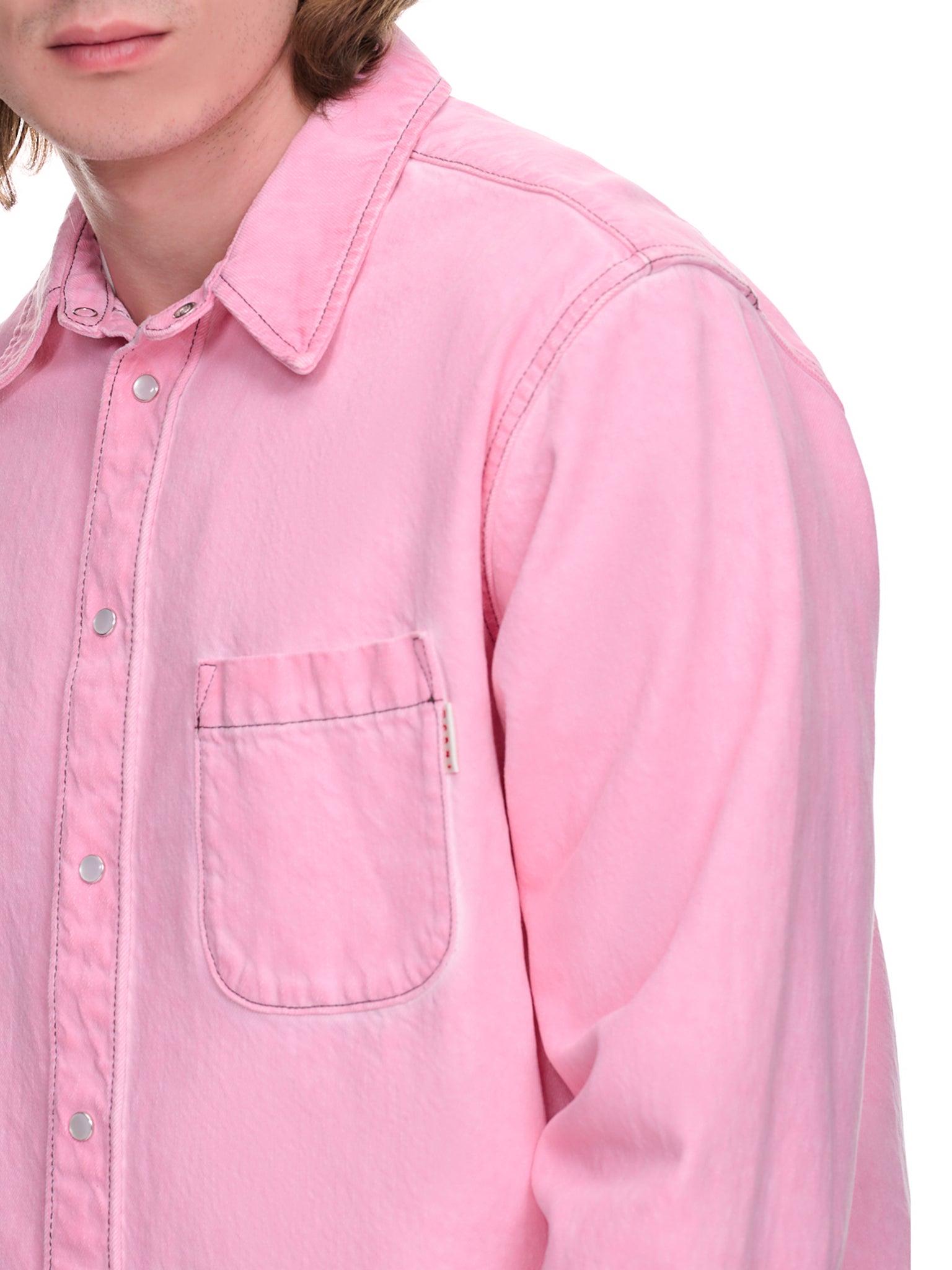 Drill Shirt (CUJU0015A0-USCU86-PINK-CANDY)