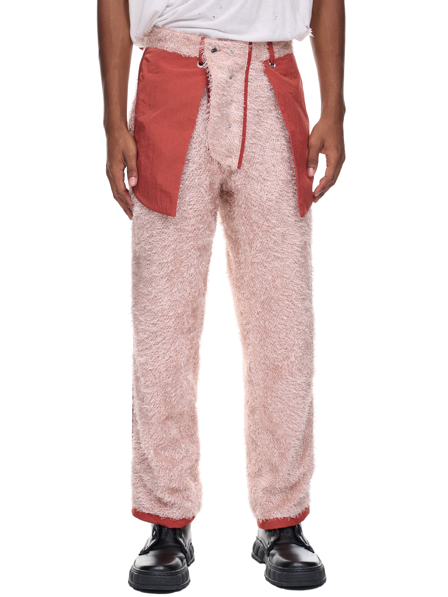 Reversible Fluffy Trousers (CWOTRS34-RED-PINK)