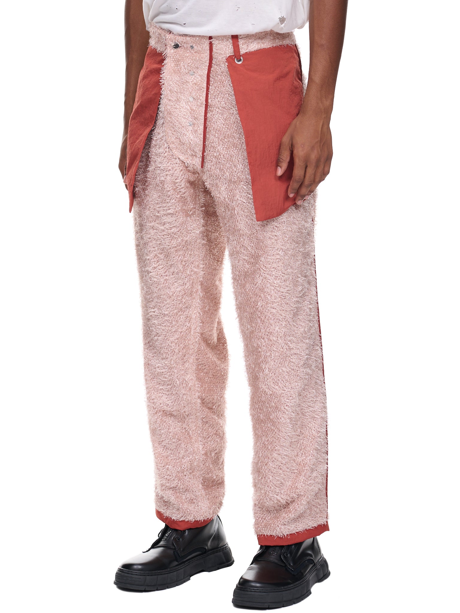 Reversible Fluffy Trousers (CWOTRS34-RED-PINK)