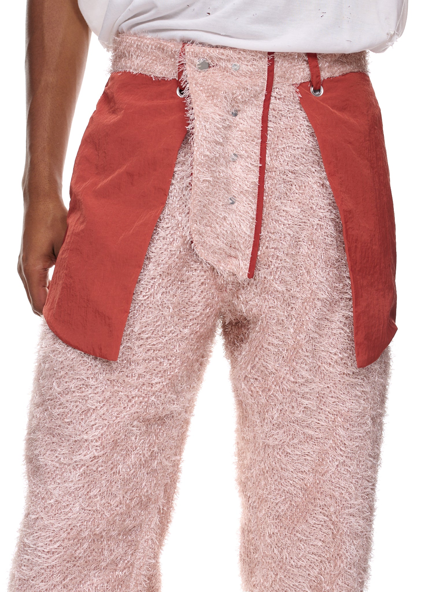 Reversible Fluffy Trousers (CWOTRS34-RED-PINK)