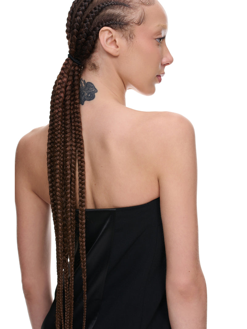 Blaise Mini Dress (D-300-BLAISE-BLACK-CREPE)