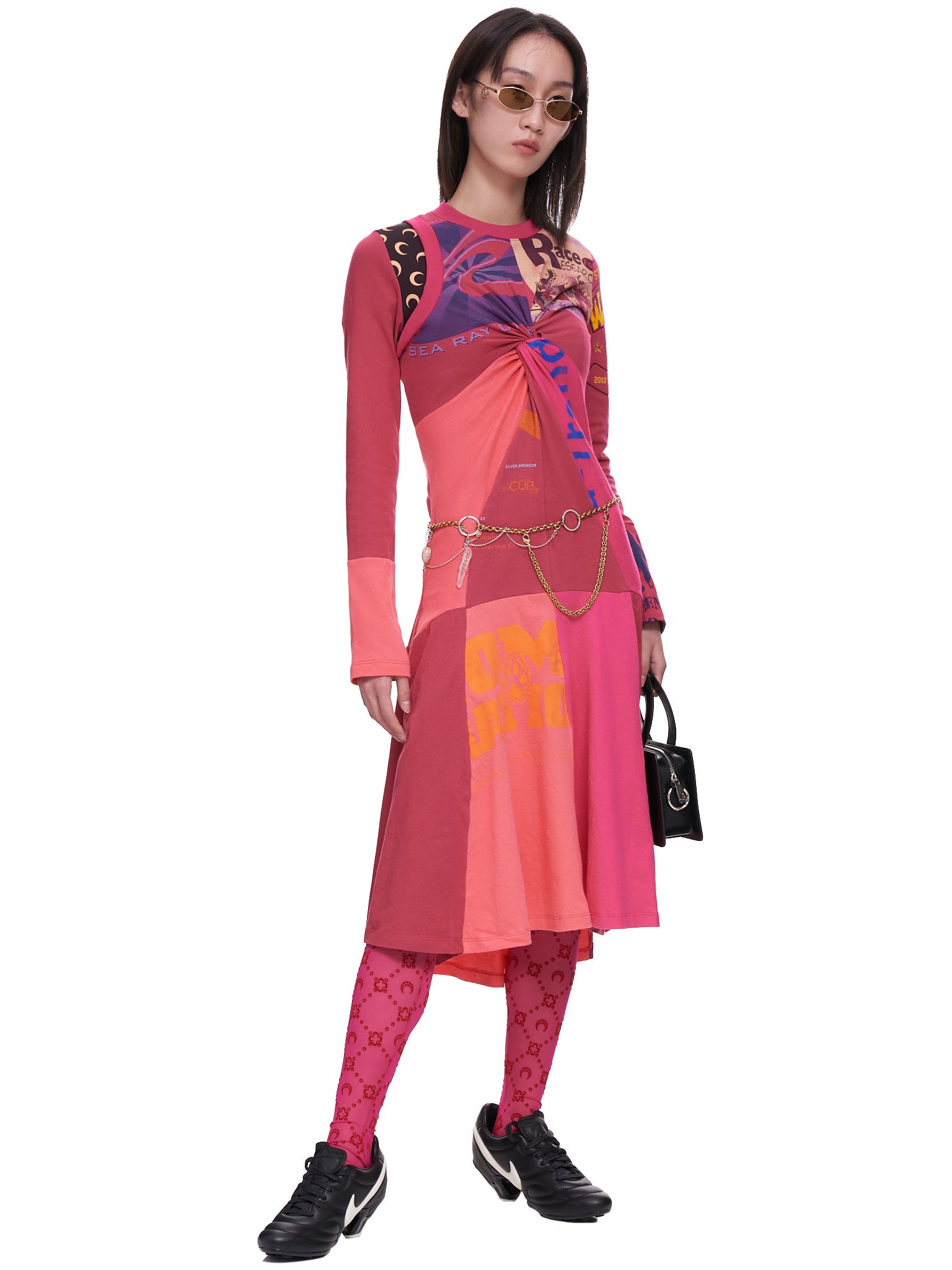 Marine Serre T-Shirt Dress | H.Lorenzo - styled