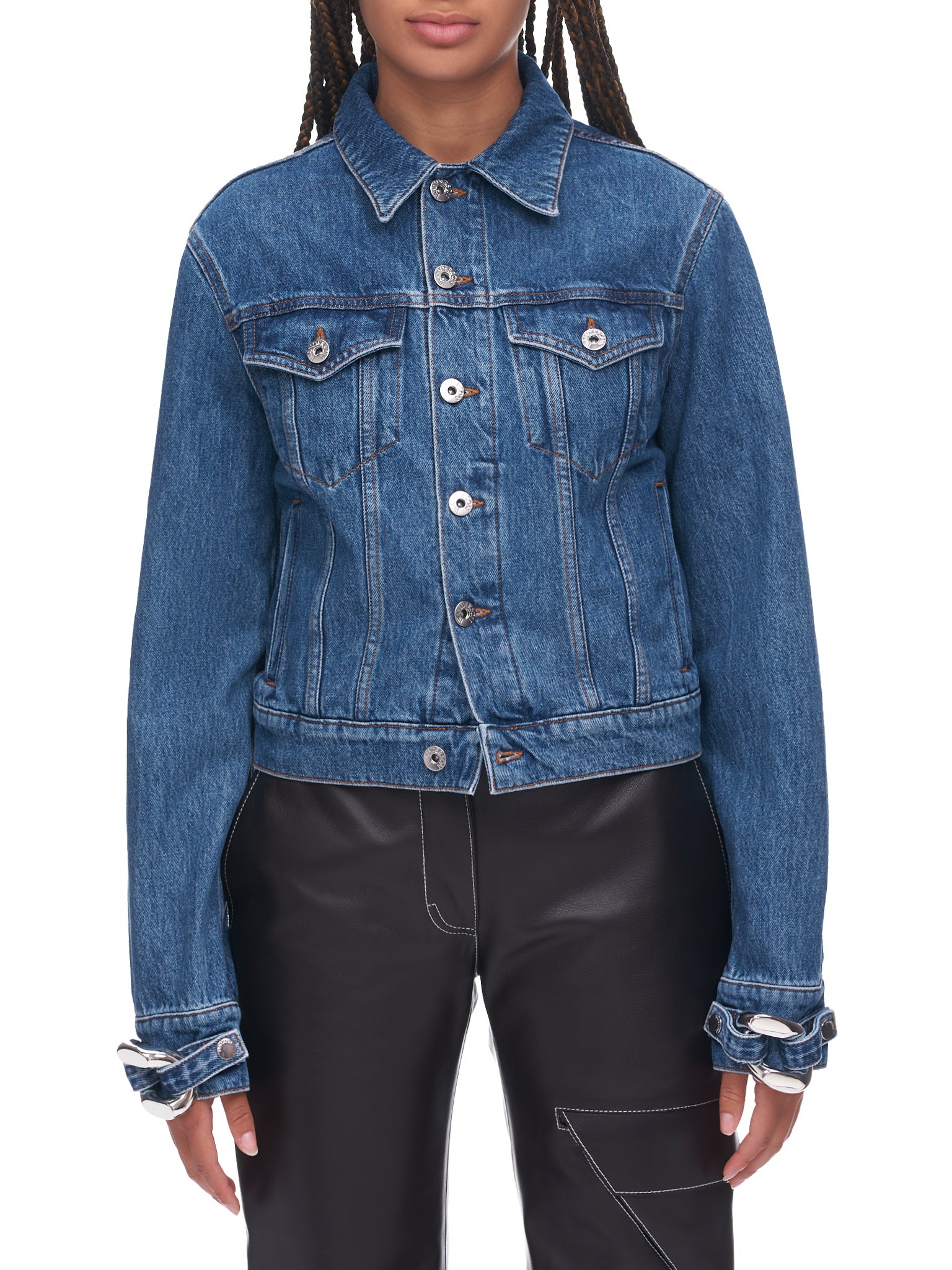 Chainlink Jean Jacket (DJ0009-PG0793-804-LIGHT-BLUE)