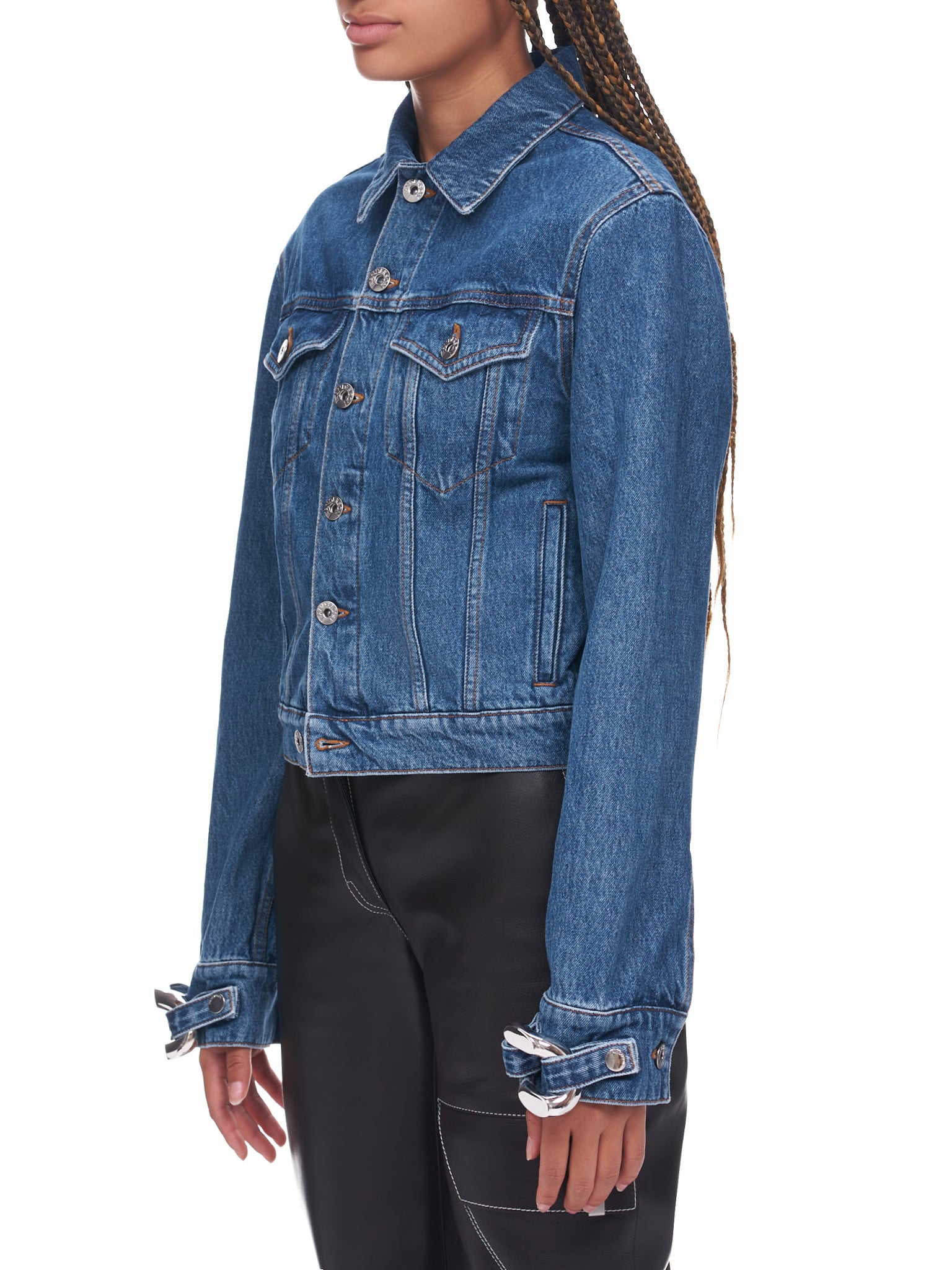 Chainlink Jean Jacket (DJ0009-PG0793-804-LIGHT-BLUE)