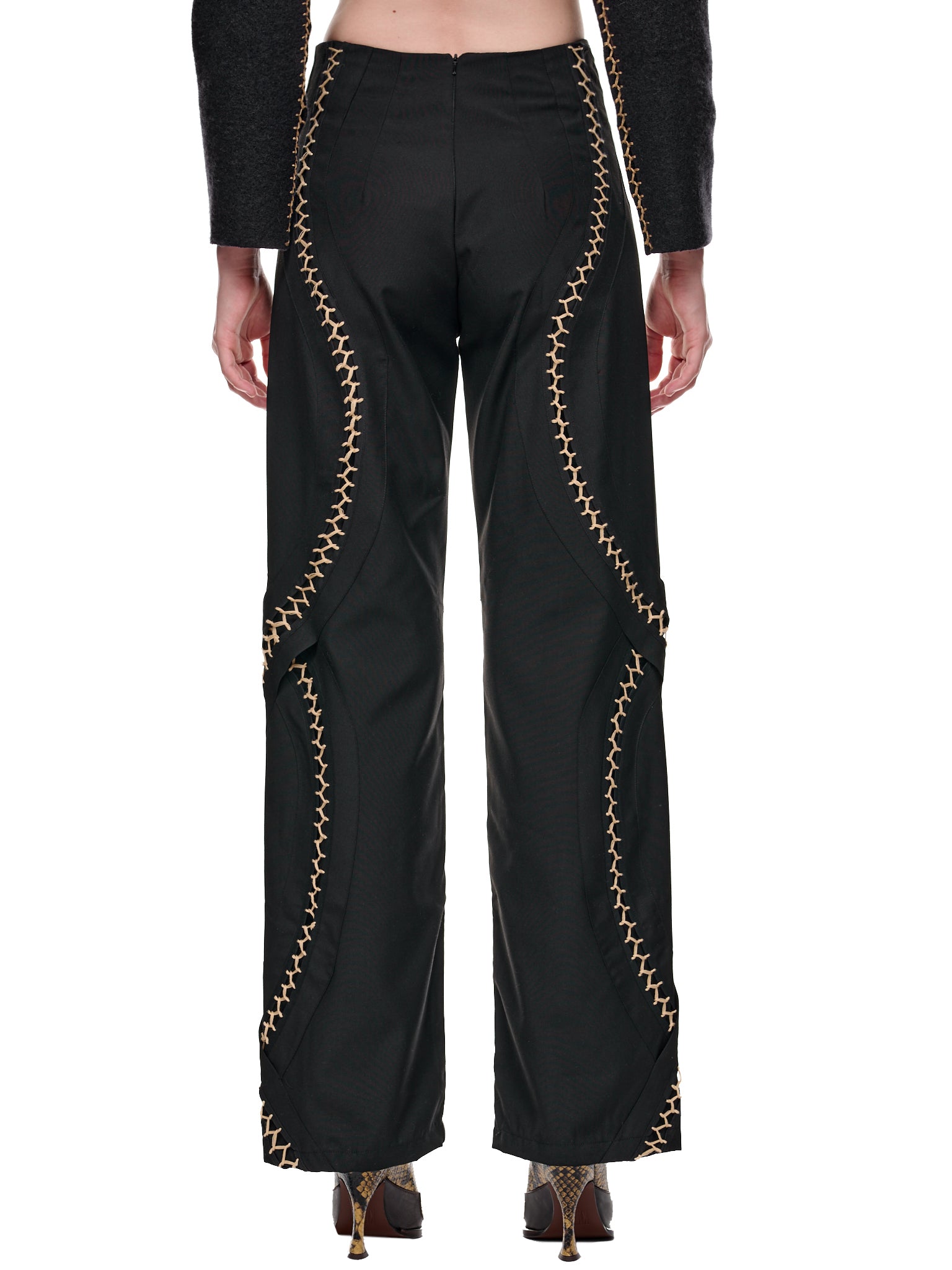 Double Helix Trousers (DOUBLE-HELIX-BLACK-BROWN-RIBBO)