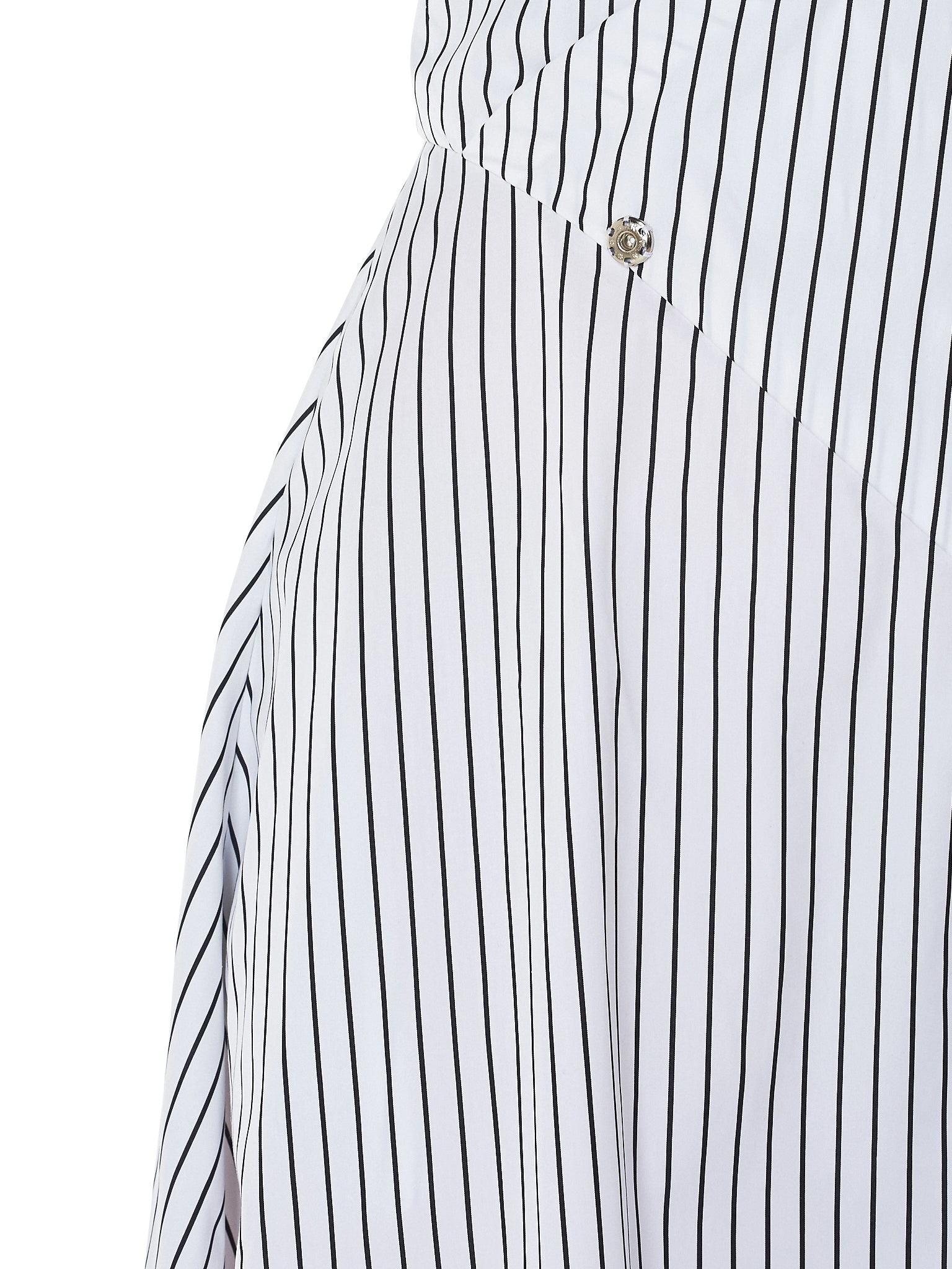 Aganovich Striped Dress - Hlorenzo Detail 3
