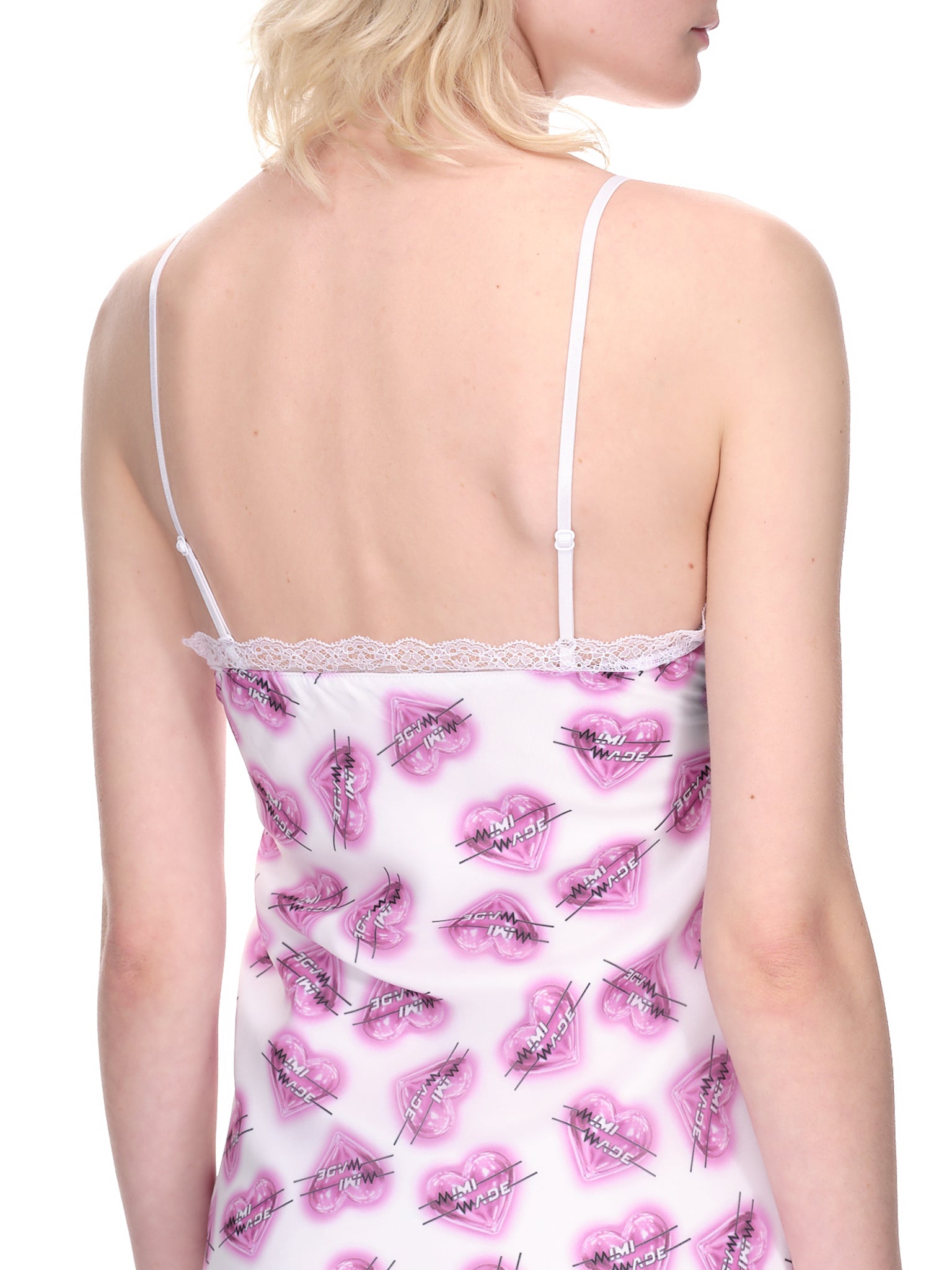 Mimi Wade Heart Print Mini Dress | H.Lorenzo - detail 2