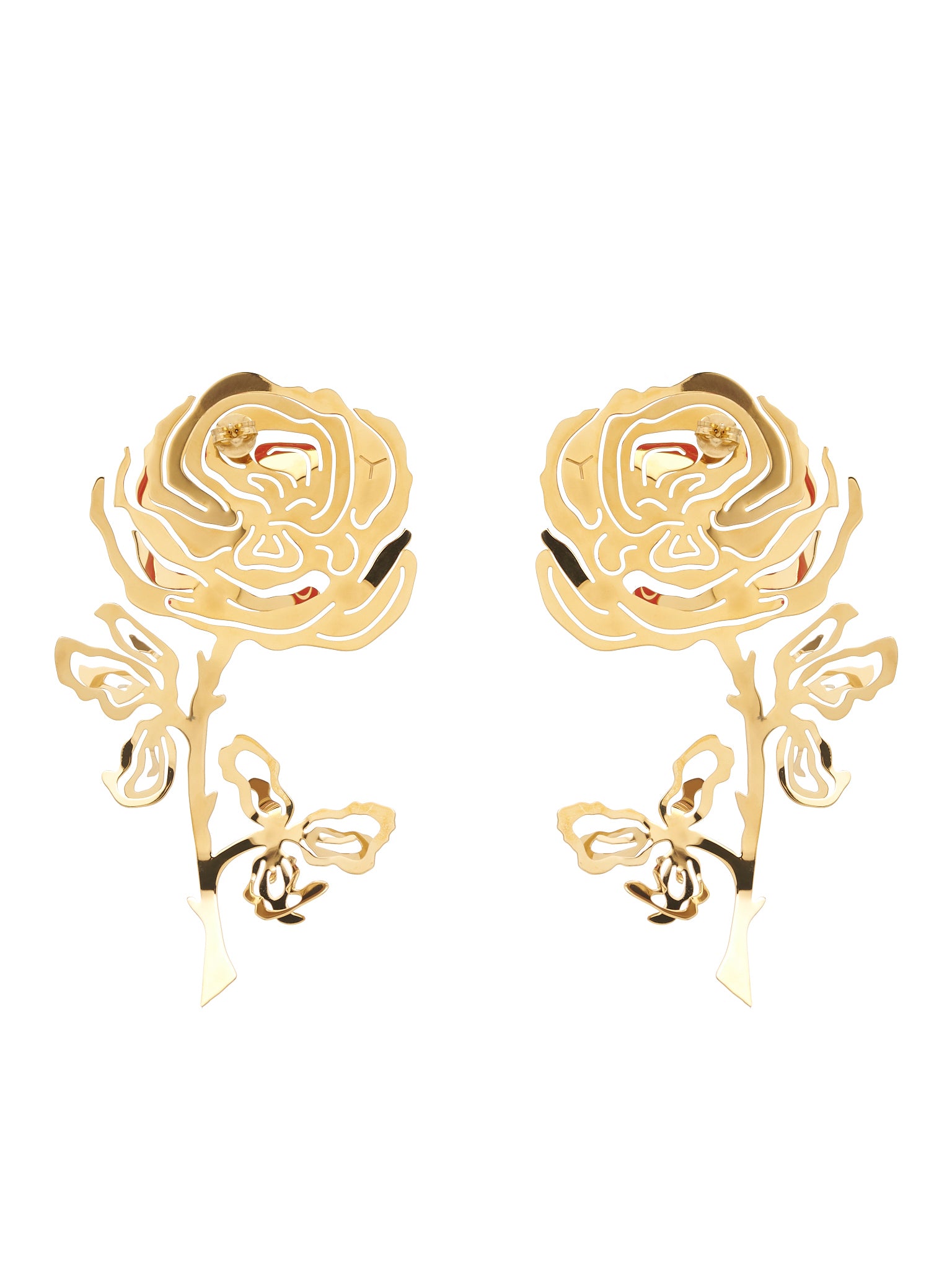 Y/Project Rose Earrings | H.Lorenzo - back