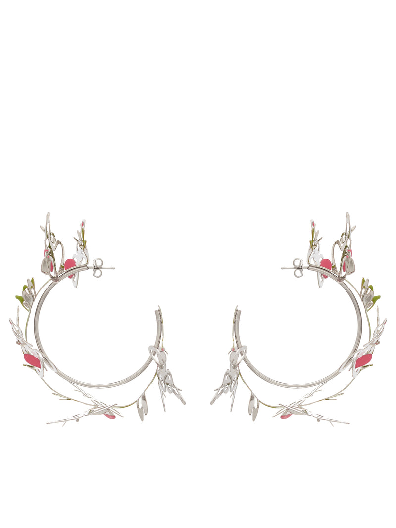 Y/Project Floral Earrings | H.Lorenzo - back