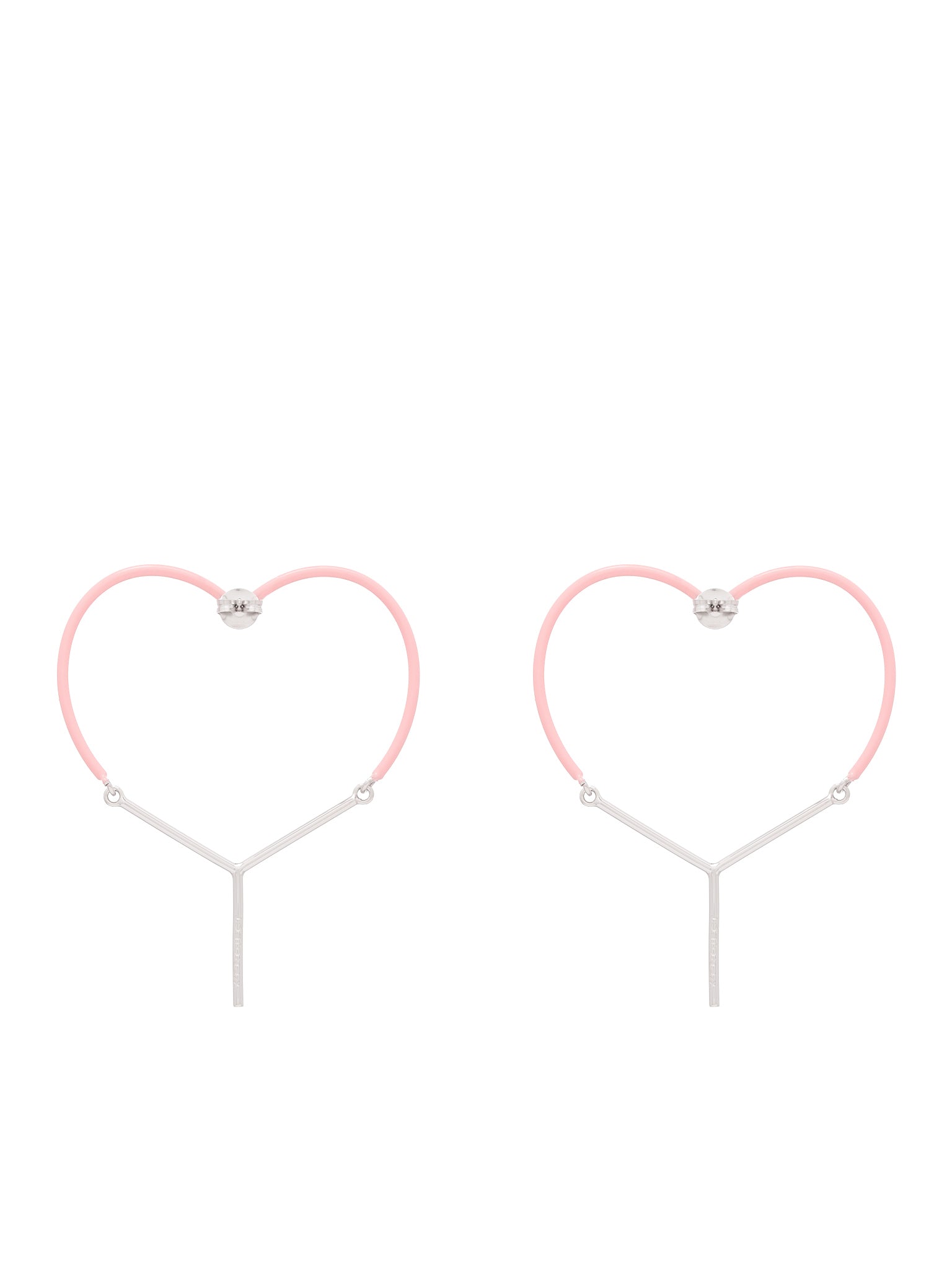 Y/PROJECT Maxi Y Heart Earrings | H.Lorenzo - back