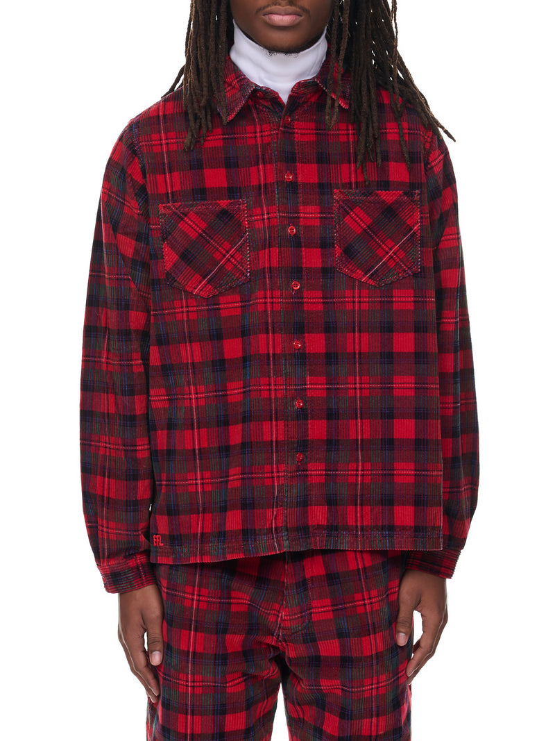 Flannel Shirt (ERL05B008-RED)