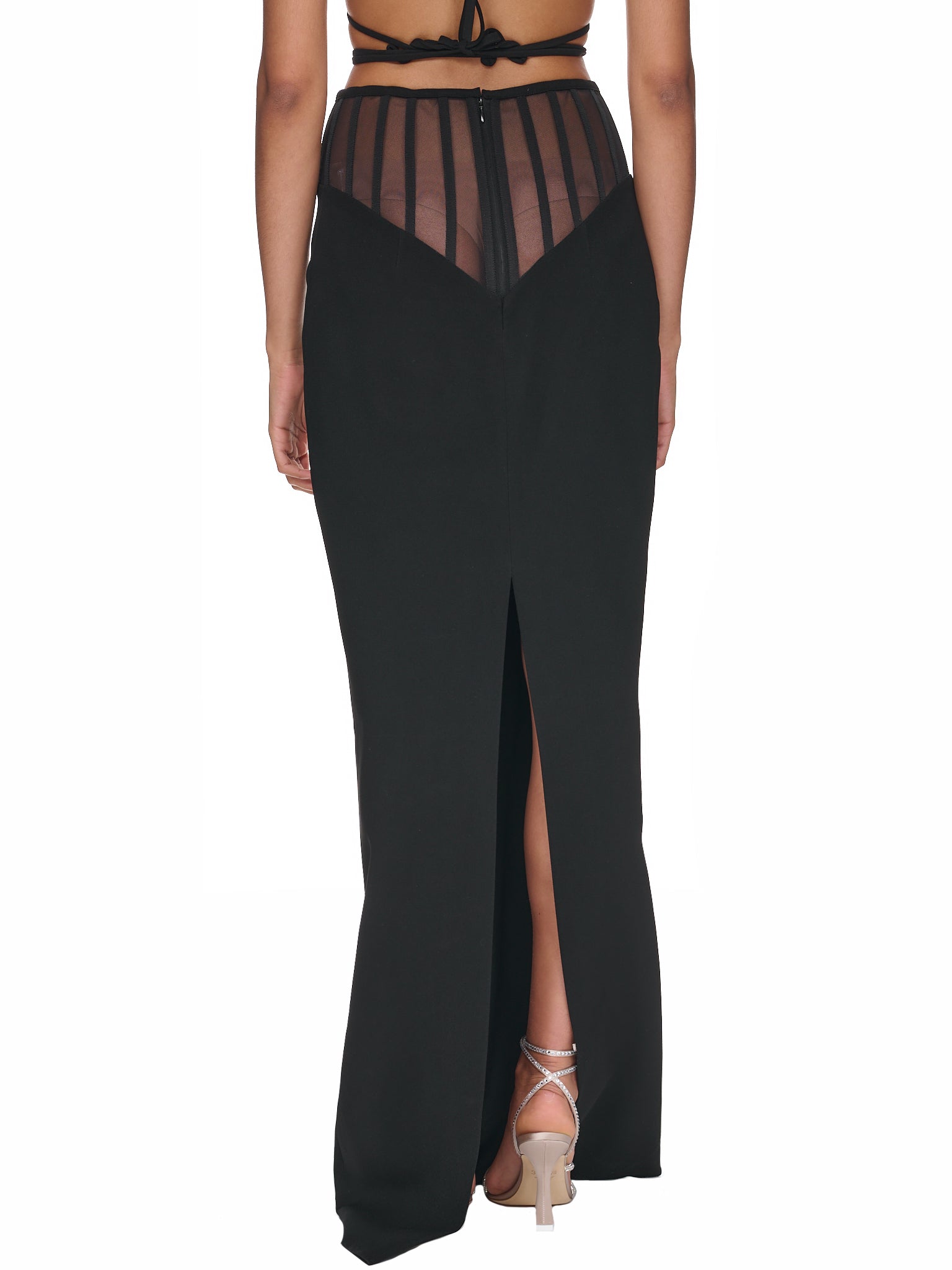 Corset Maxi Skirt (ES012S-BLACK)