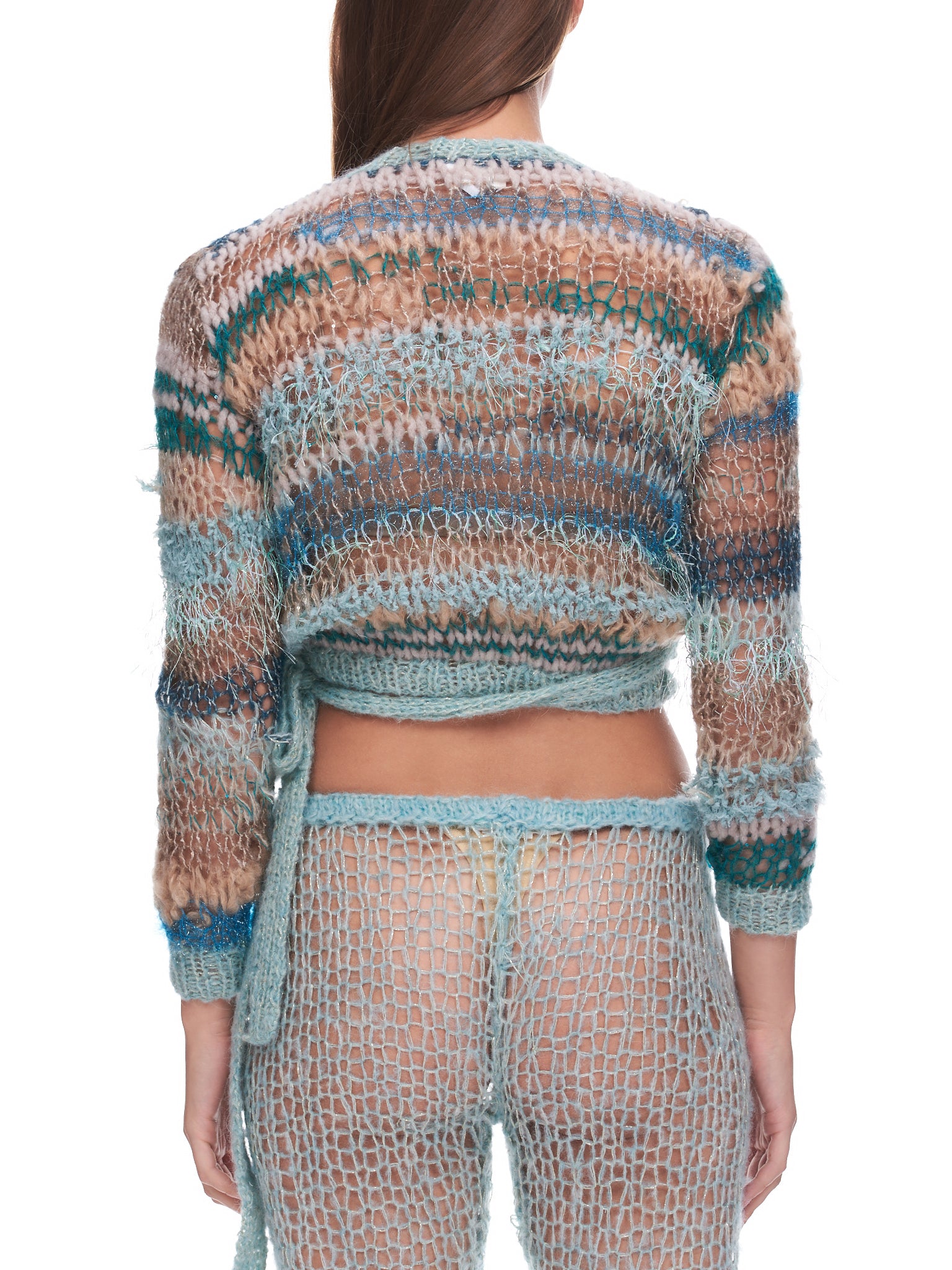 Mohair Knit Wrap Sweater (F2261-SEA-FOAM)