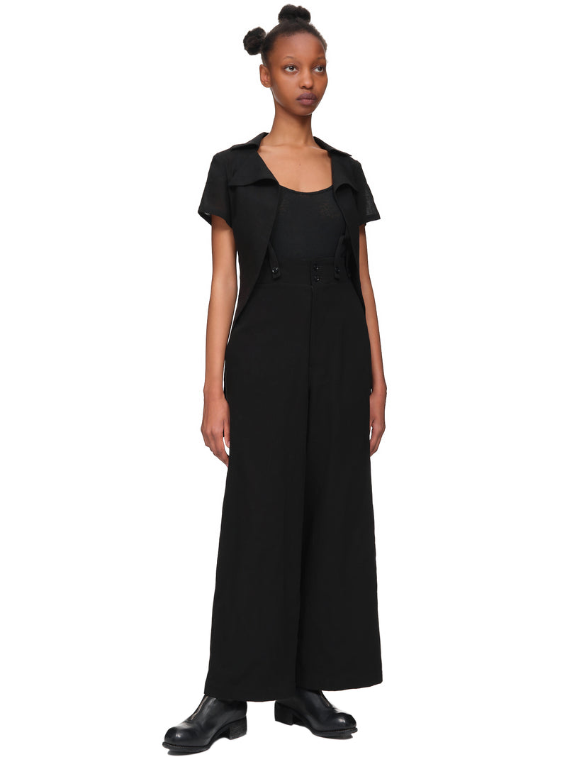 Linen Untwisting Tailcoat (FG-J60-302-1-BLACK)