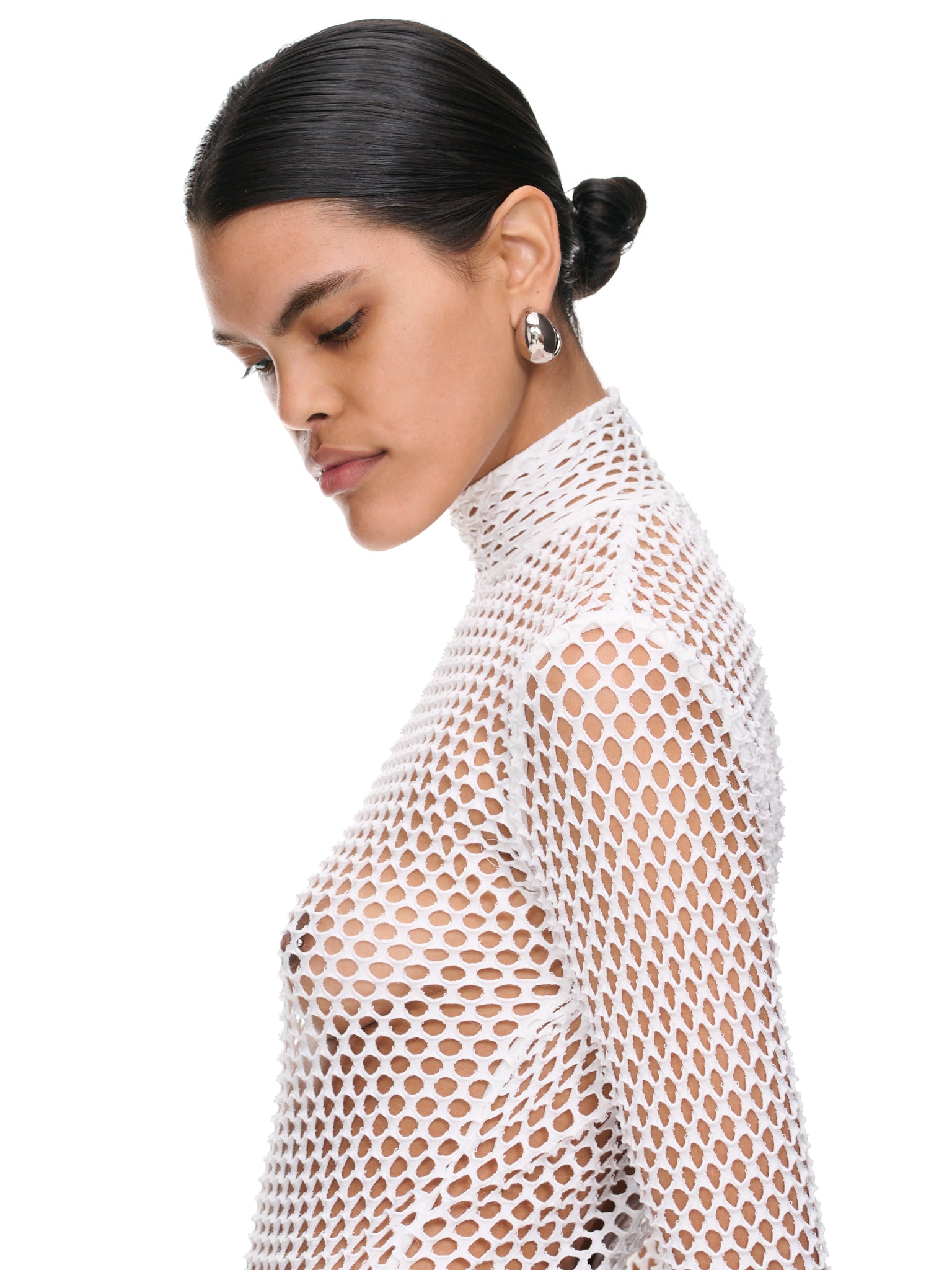 FETICO フェティコ Mesh Jacquard Bodysuit-