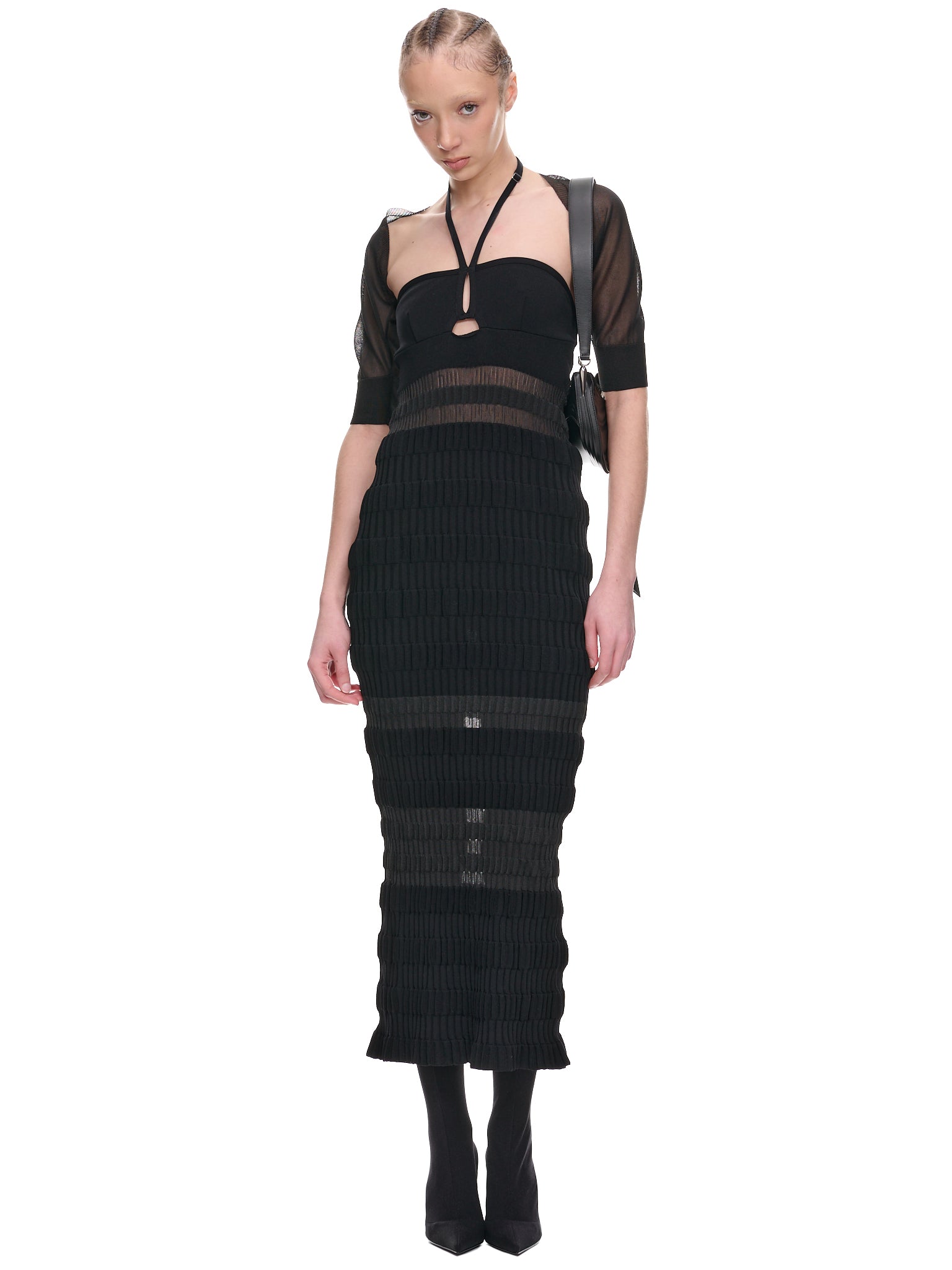 stripe knit dress Curvy Diagonal Stripe Knit Midi Dress -FINAL SALE