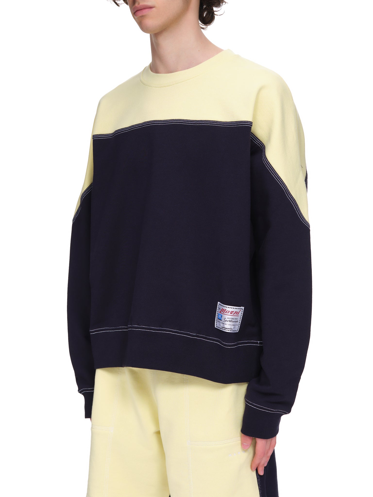 Marni Bitonal Sweatshirt | H. Lorenzo - side 