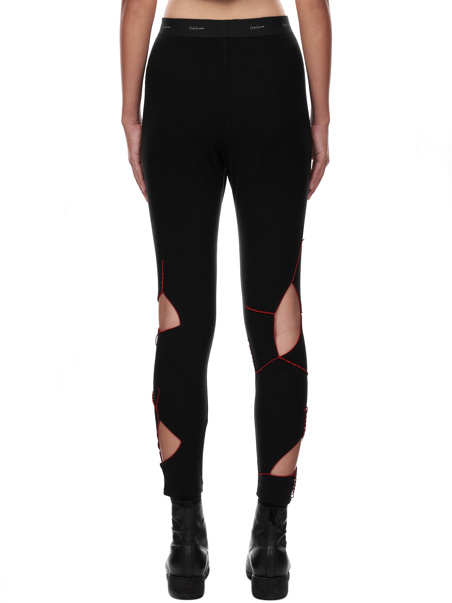 Yohji Yamamoto Cutout Leggings | H. Lorenzo - back