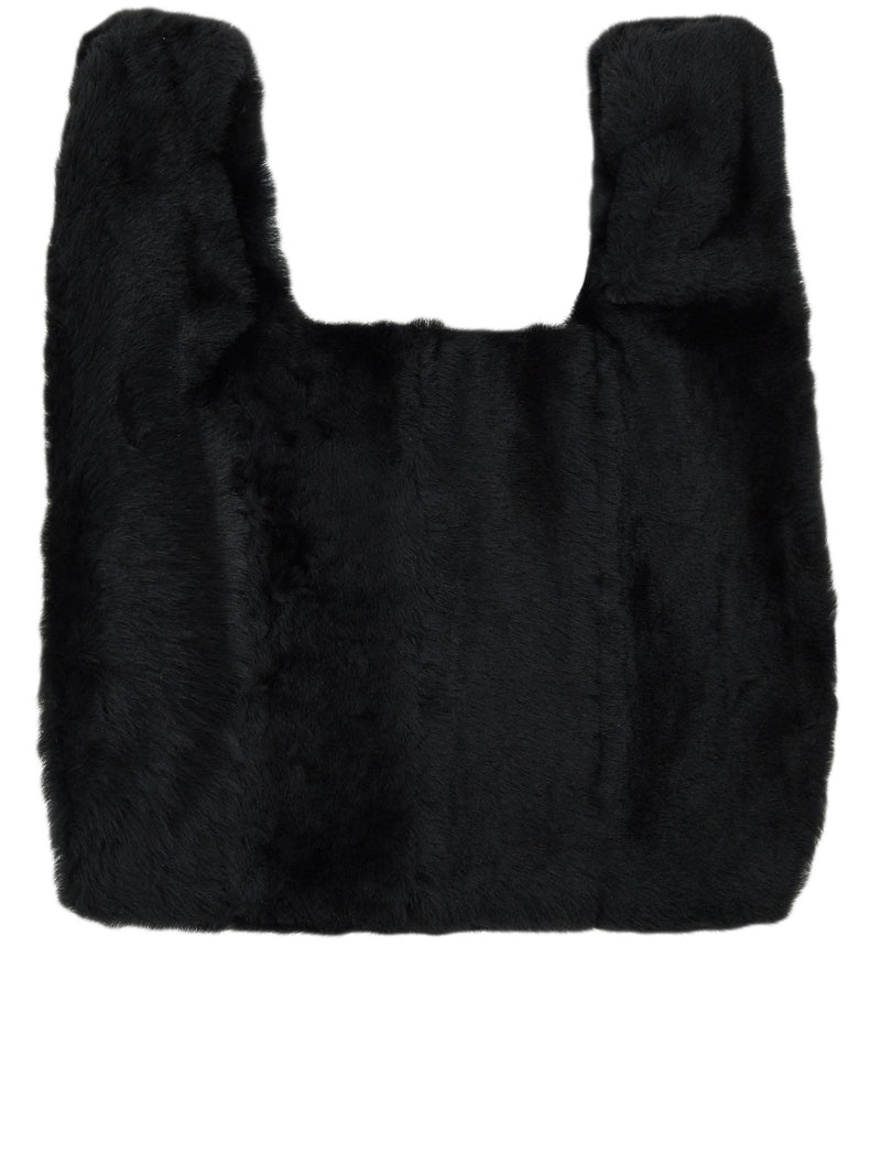 KARA Shearling Bag - Hlorenzo Front