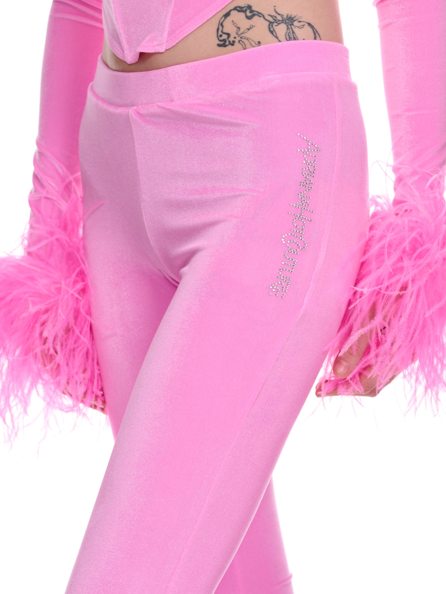 Hot Juicy Velvet Pants (HJ2FP-HOT-JUICY-2.0-BABY-PINK)