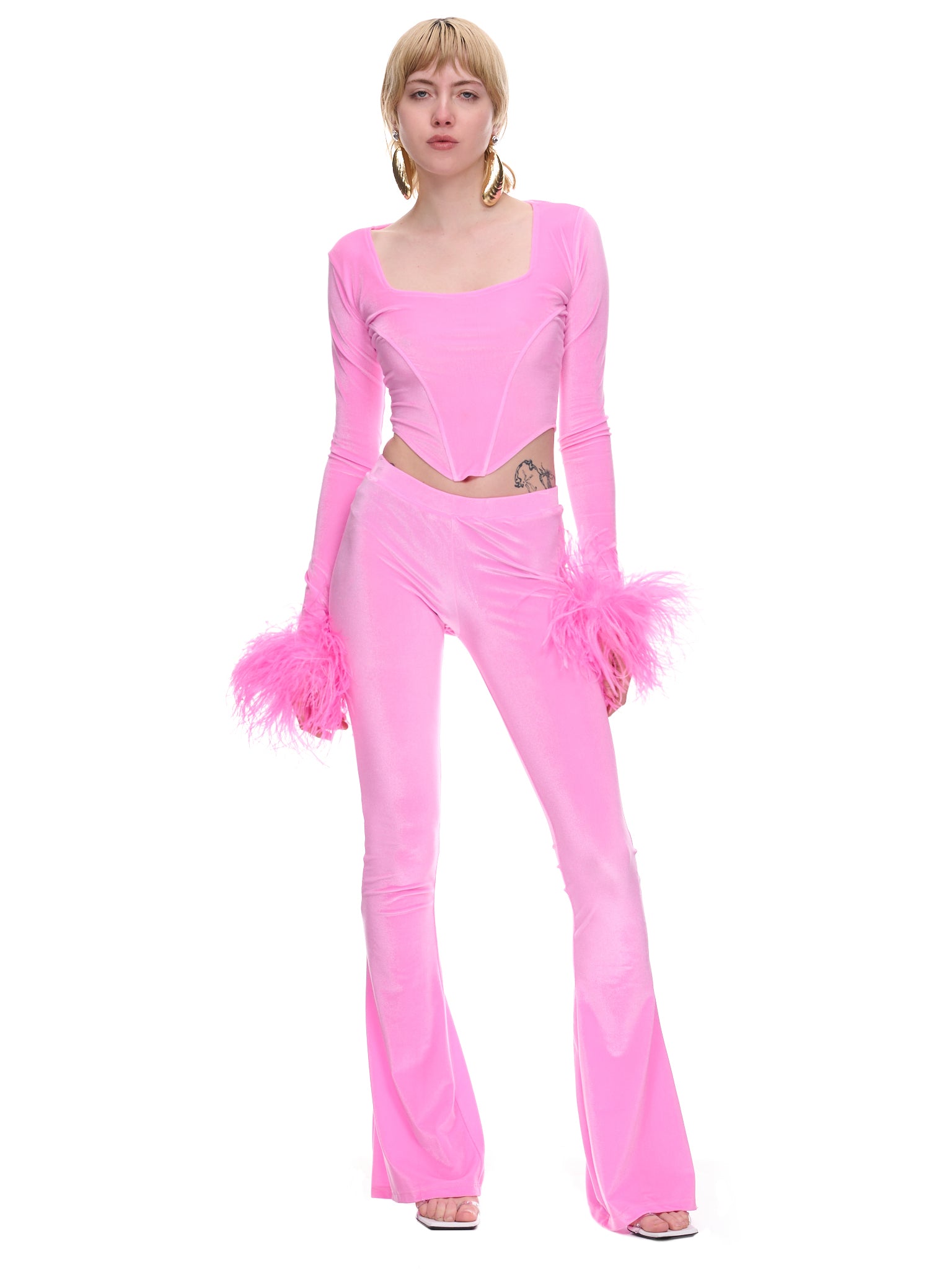 Hot Juicy Velvet Pants (HJ2FP-HOT-JUICY-2.0-BABY-PINK)