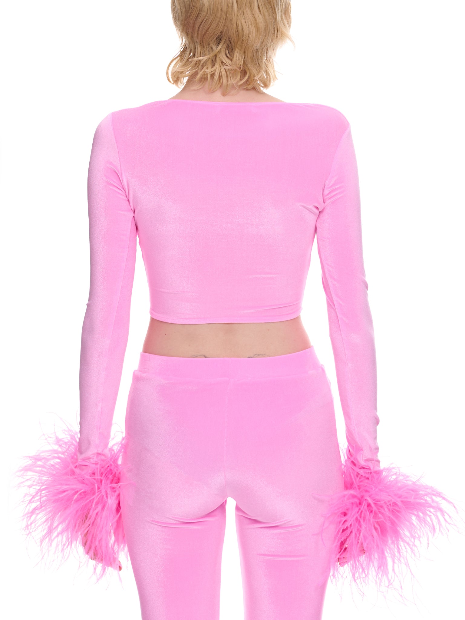 Hot Juicy Velvet Top (HJ2FT-HOT-JUICY-2.0-BABY-PINK)