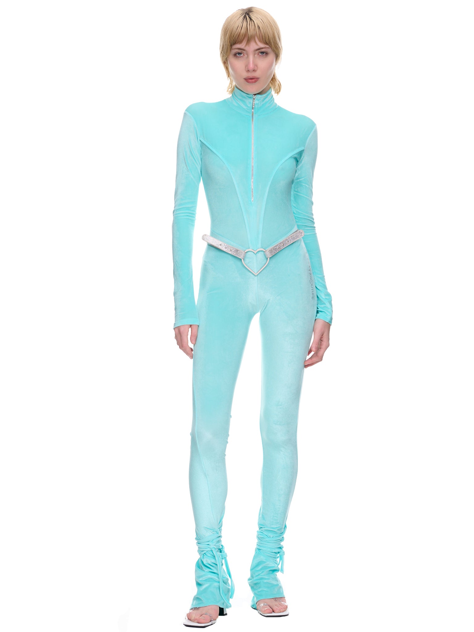 Hot Juicy Velvet Jumpsuit (HJ2J-HOT-JUICY-2.0-SKY-BLUE)