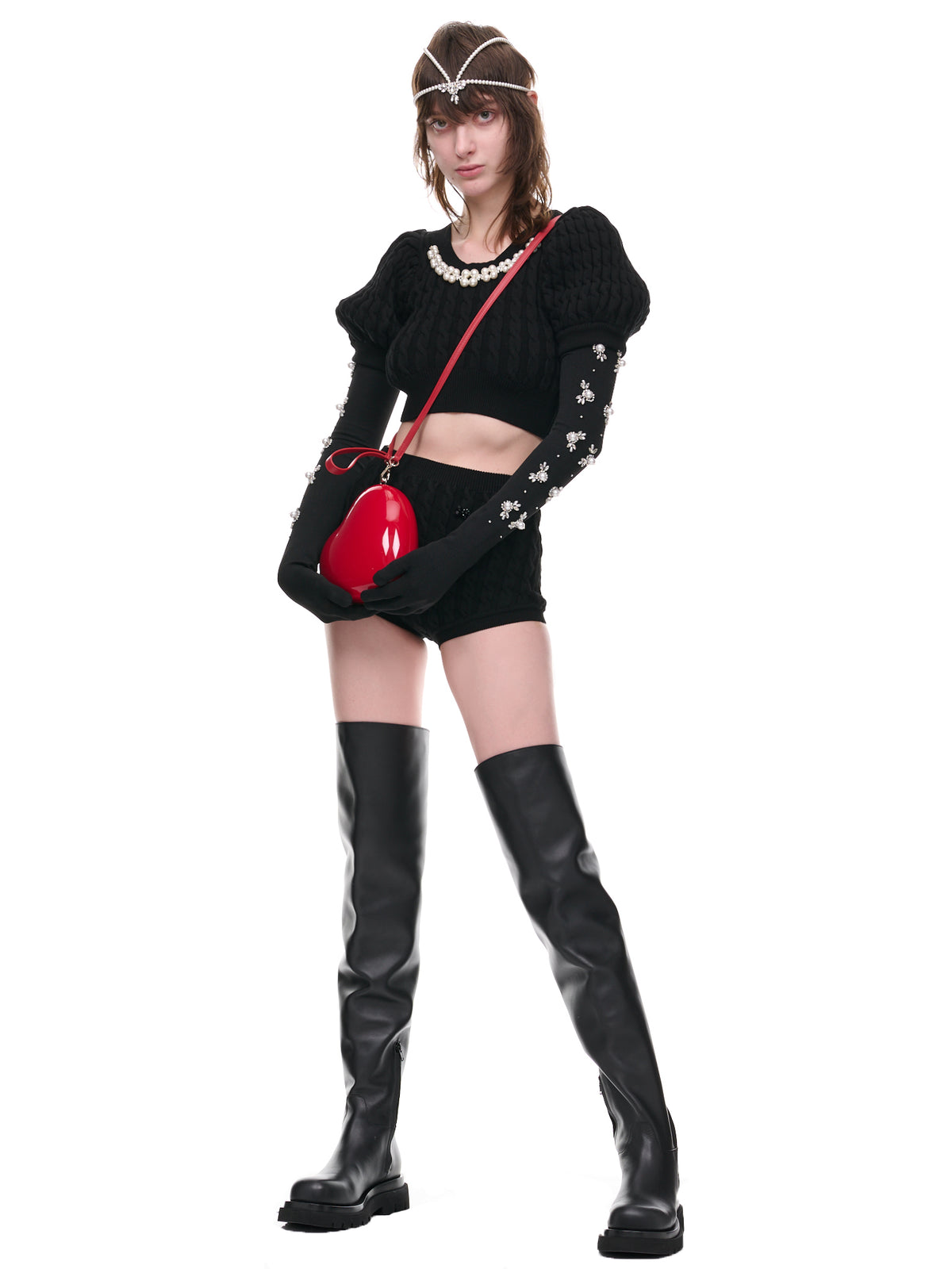 Micro Heart Bag (BAG134-0773-RED)