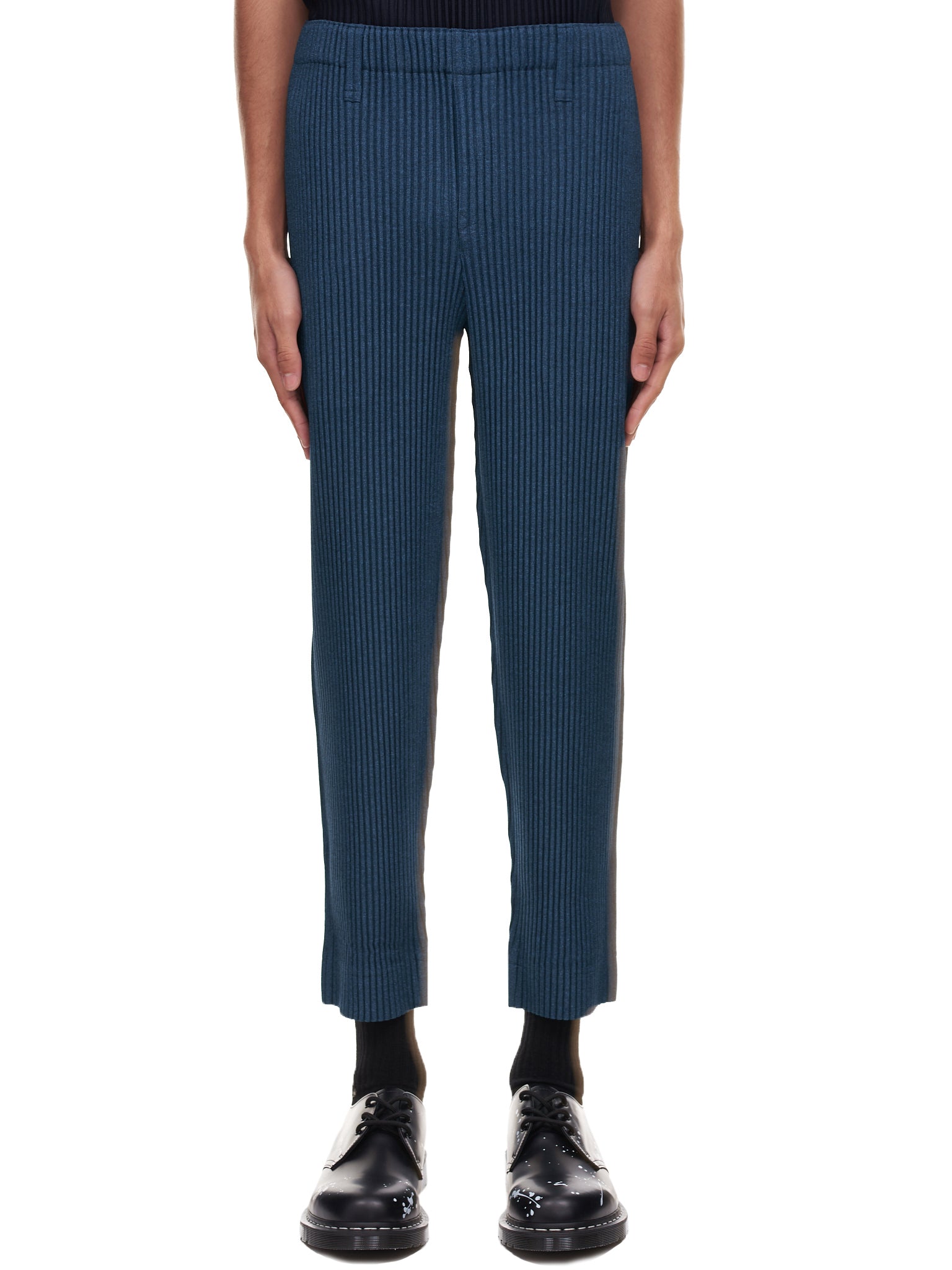 Homme Plisse Issey Miyake Pleated Trousers | H. Lorenzo - front
