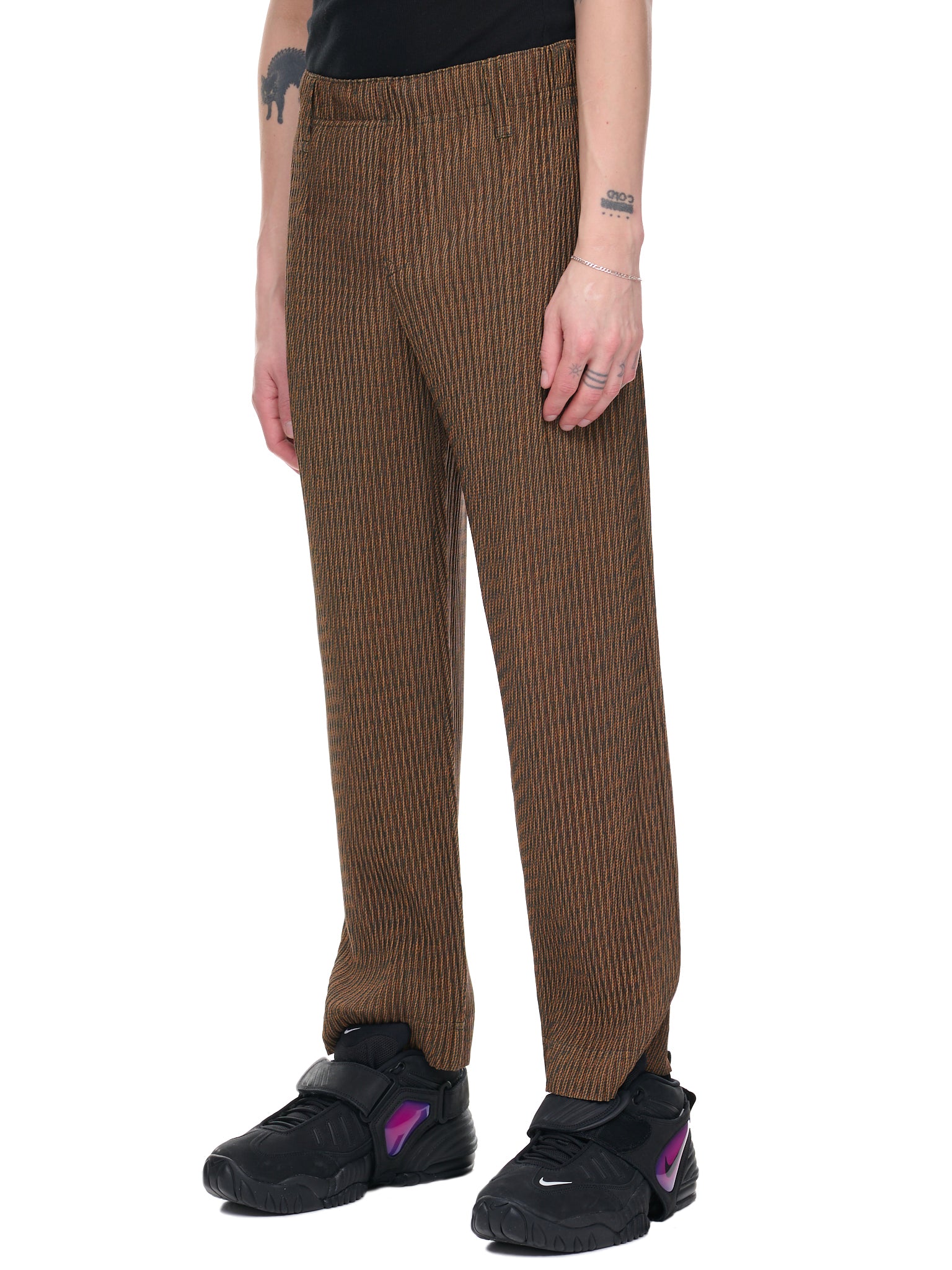 HOMME PLISSÉ ISSEY MIYAKE Zipper Chain Pants | H. Lorenzo