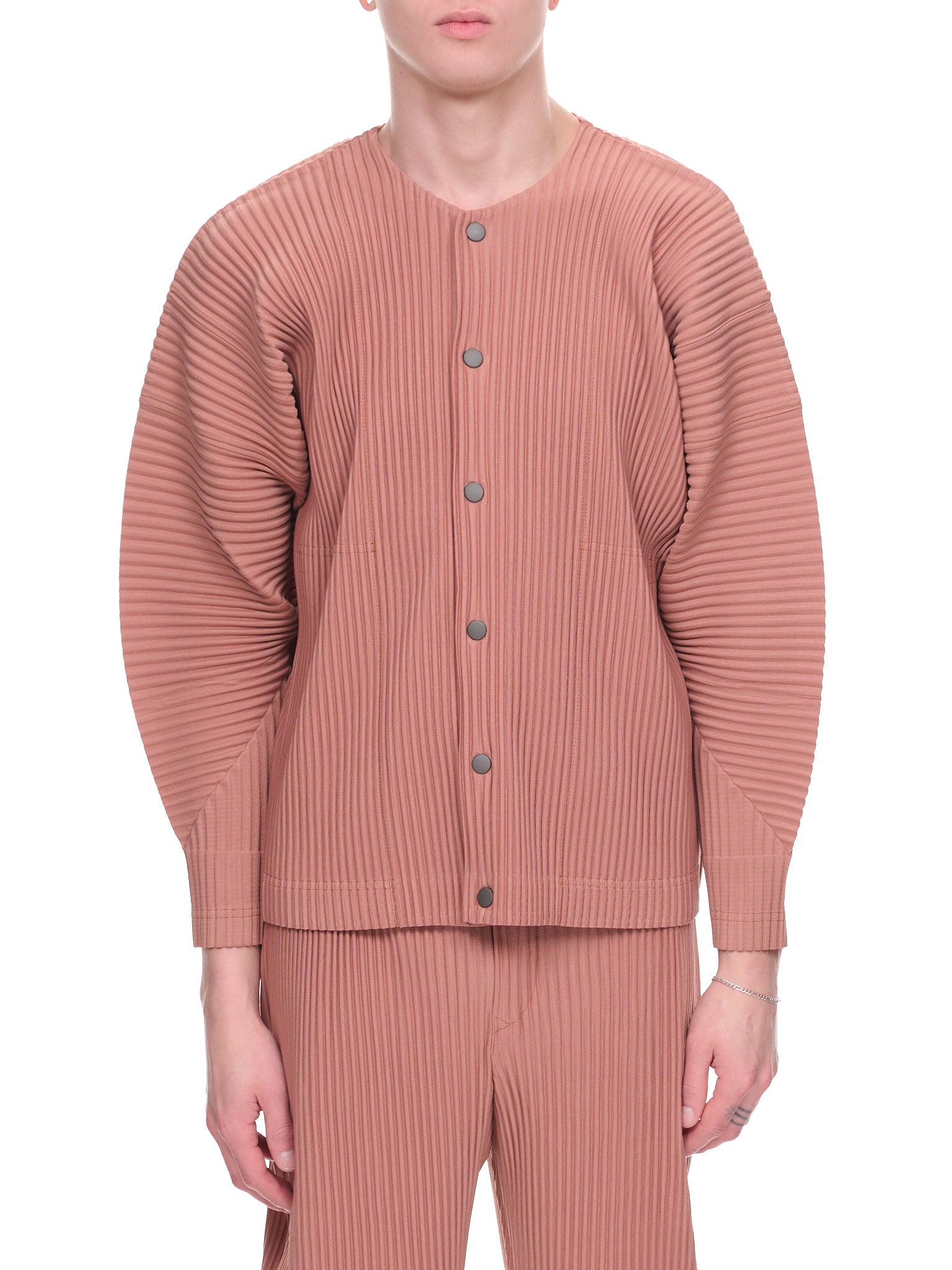HOMME PLISSÉ ISSEY MIYAKE December Cardigan | H. Lorenzo - front