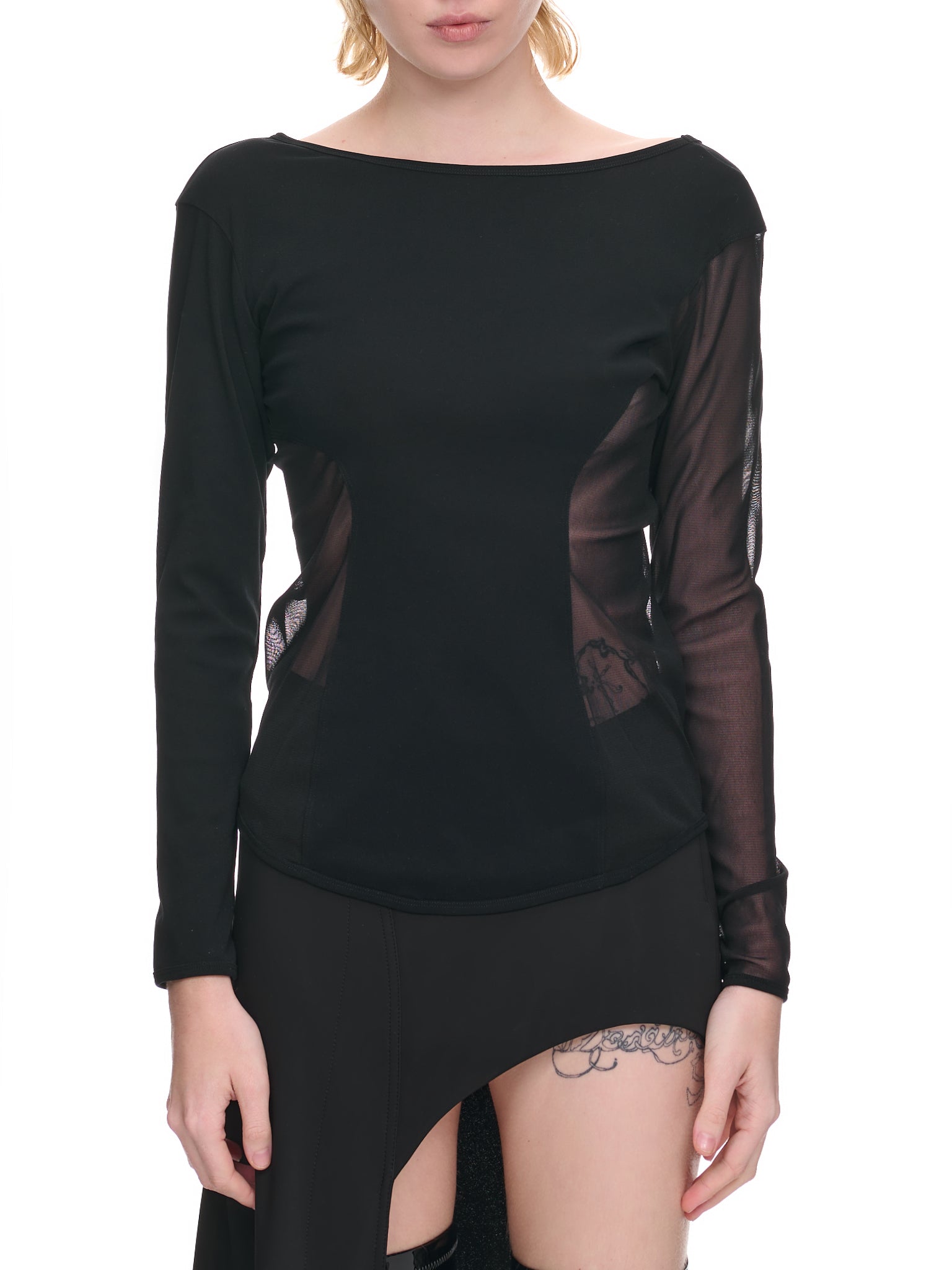 Figure Mesh Top (IM36JK701-15-BLACK)